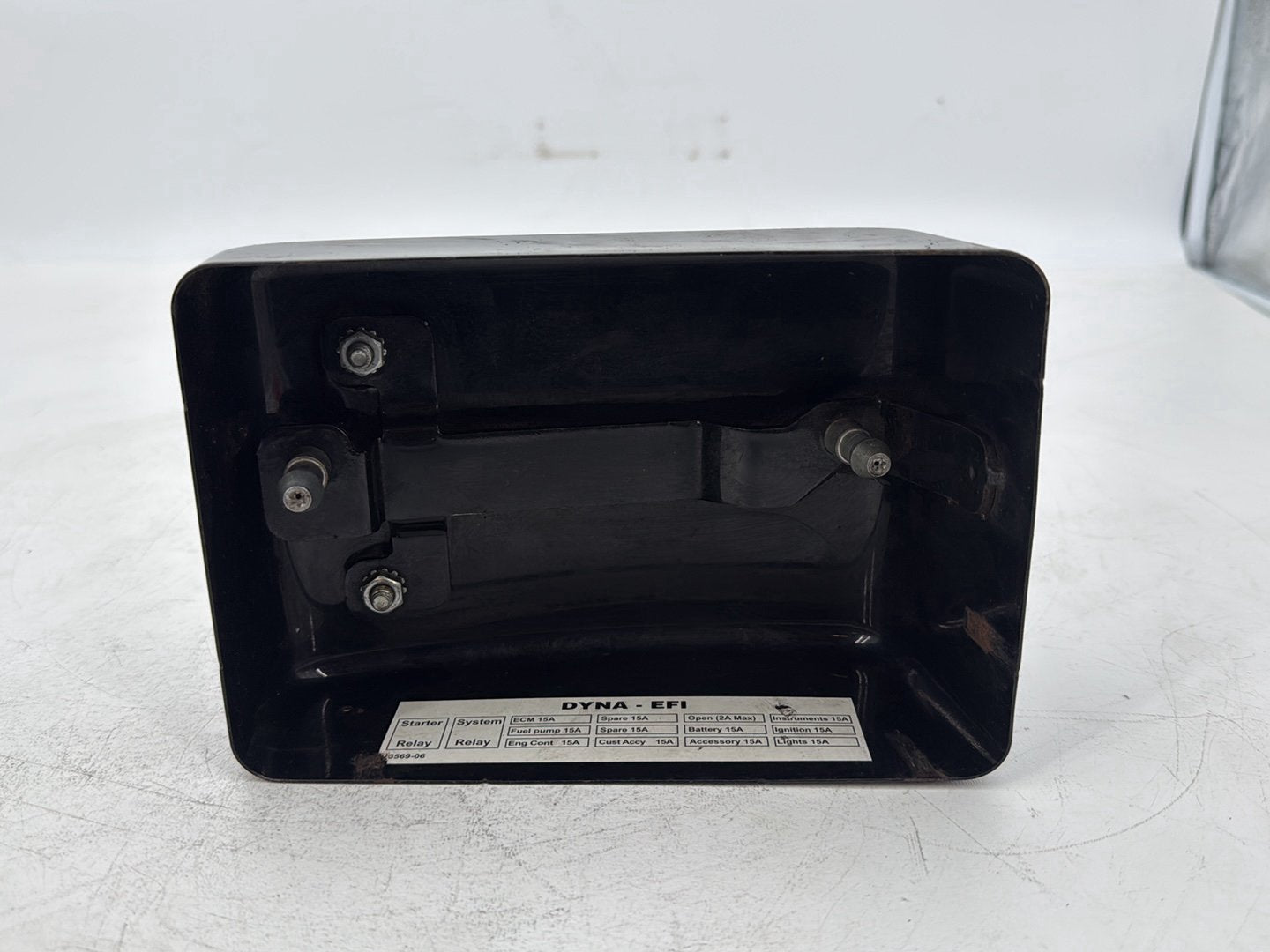 1999 - 2006 Harley-Davidson Dyna Super Glide Electrical Side Cover Tray Panel 66361-04