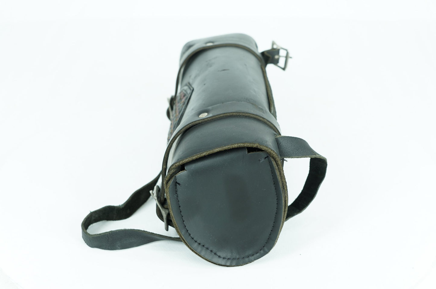 1999 - 2006 Harley-Davidson Dyna Wide Glide Front Onboard Tool Bag Leather Storage Aftermarket