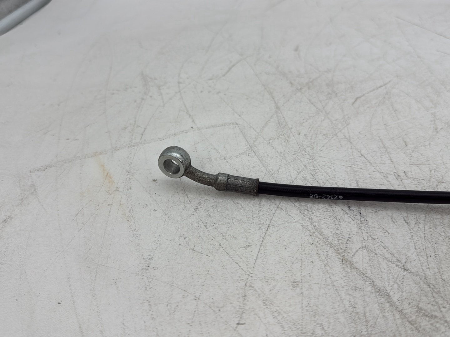 2010 Harley Dyna Fat Bob FXDF OEM Front Brake Hose Line Pipe