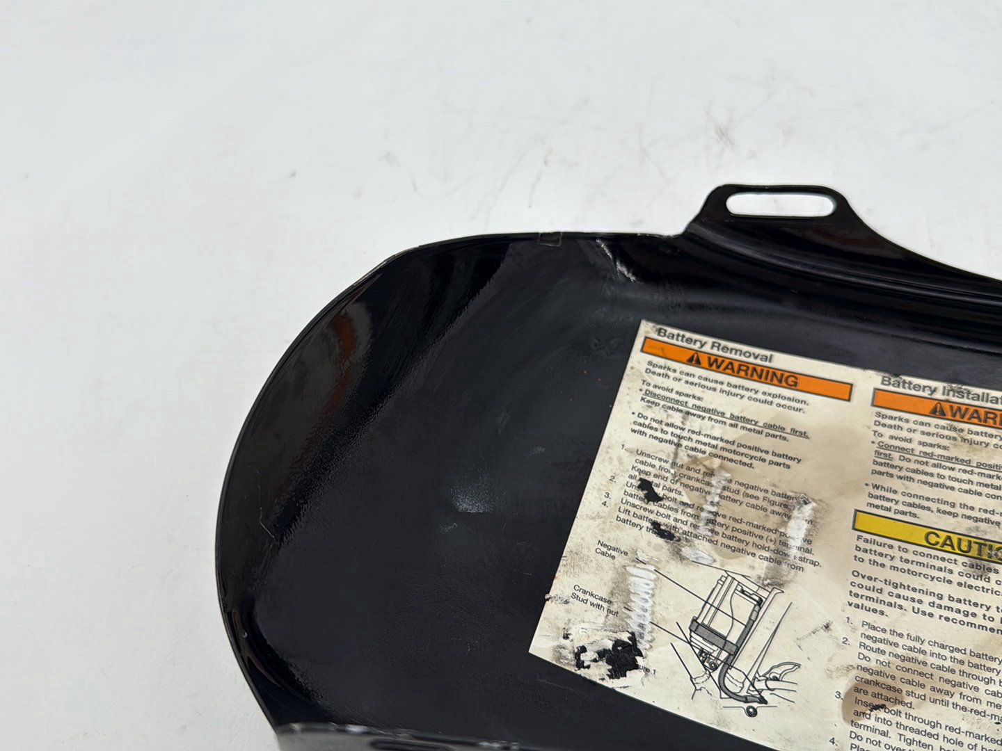 2009 Harley Sportster XL1200C 1200 Custom OEM Left Fairing Side Oil Tank Cover