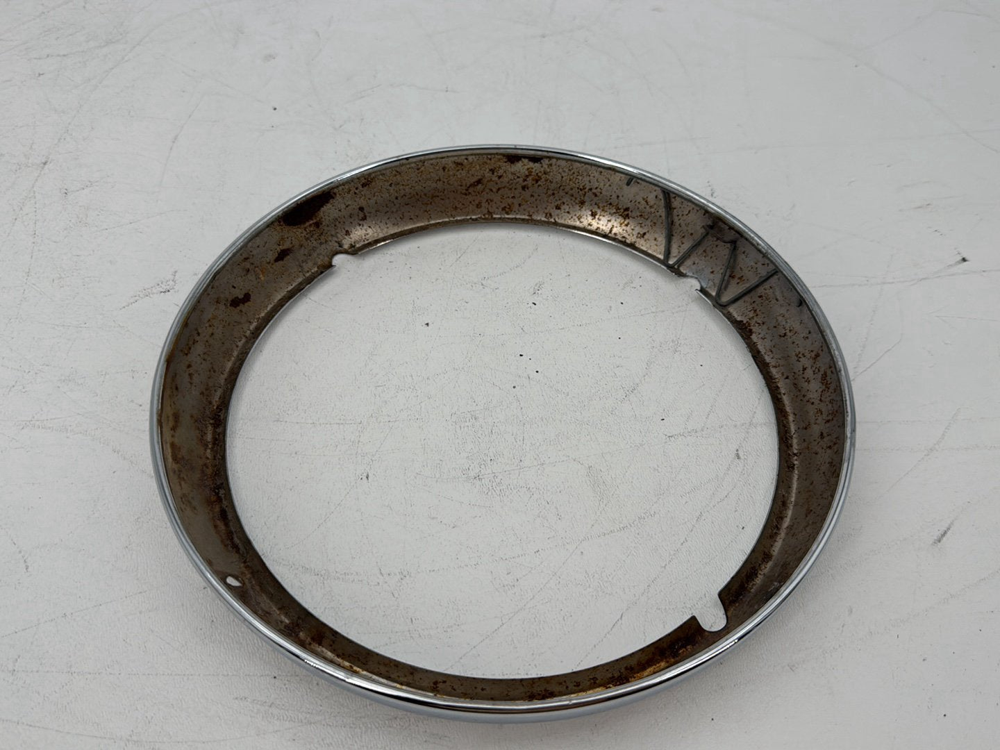 2008 Harley Touring Electra Glide OEM Headlight Mount Bracket Ring Circle Trim