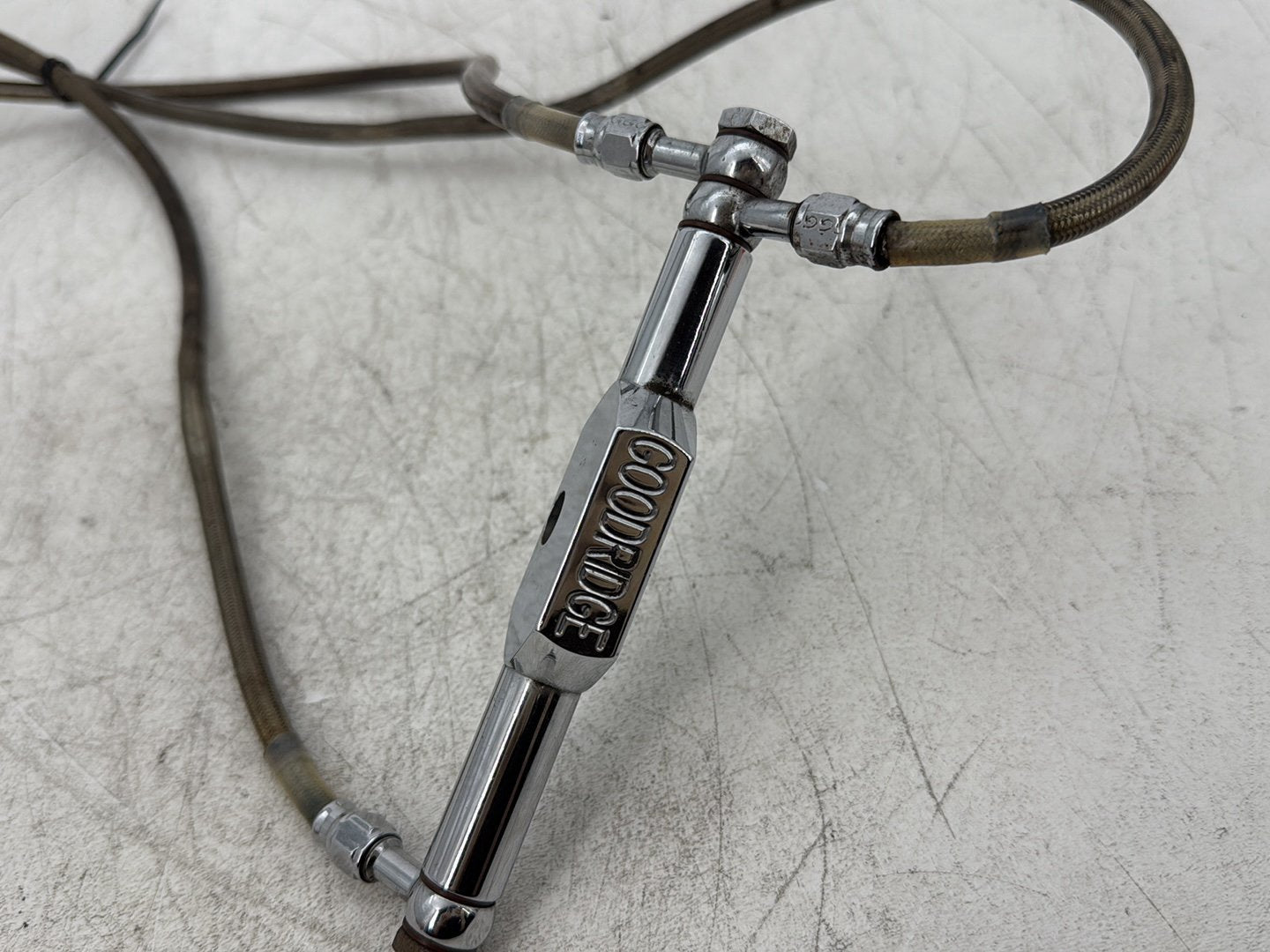 1995 Harley Road King Touring FLHR OEM Front Brake Hose Line Pipe