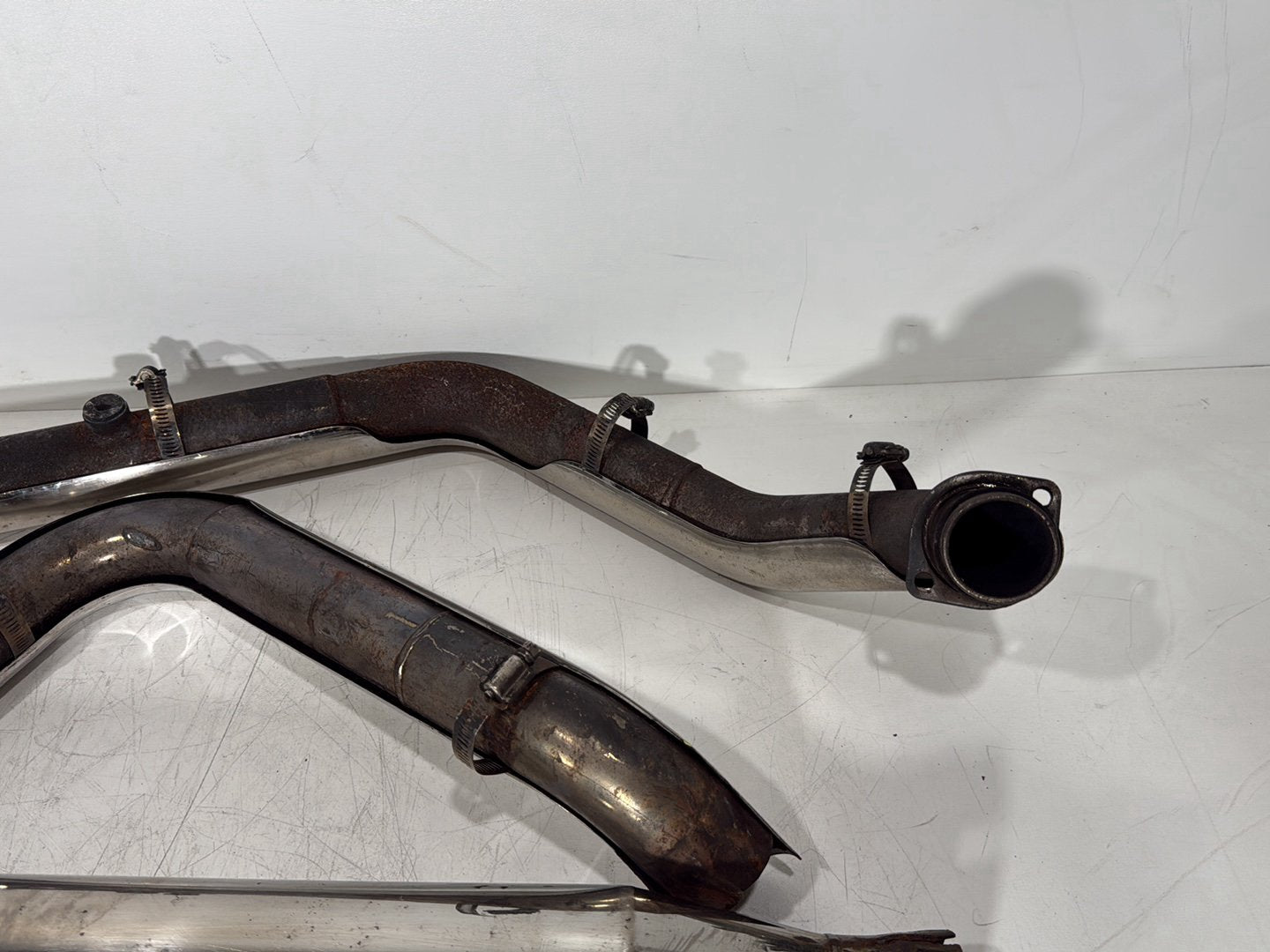 2006 Harley Touring FLHRI Road King OEM Exhaust Header Pipes Muffler