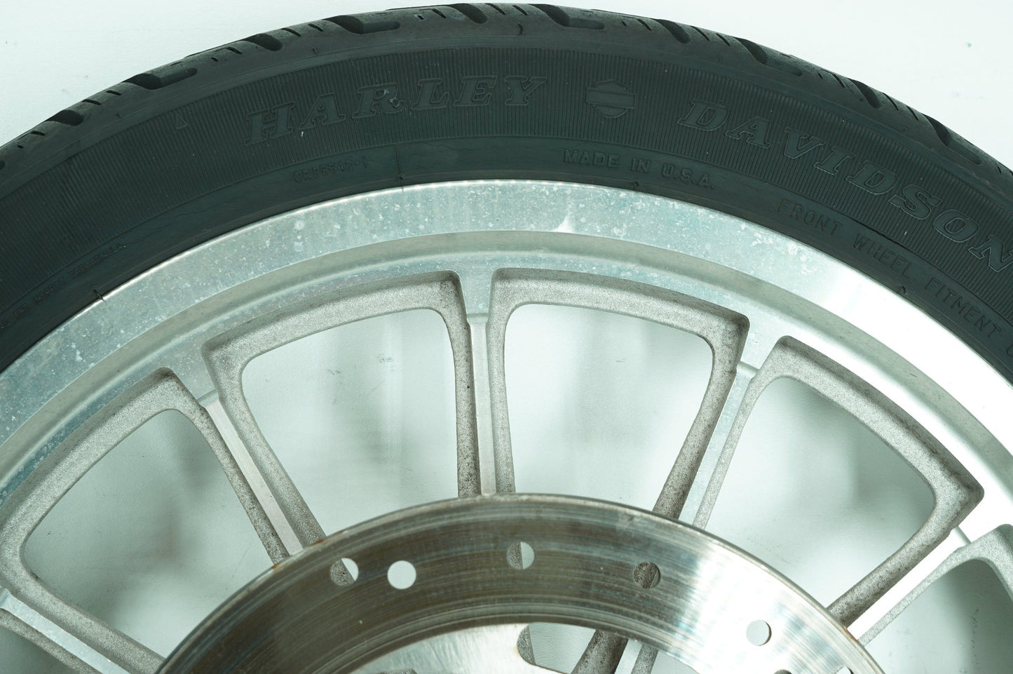 1989 - 2003 Harley-Davidson Sportster Hugger Front & Rear Wheel Rim Tire 43594-00A