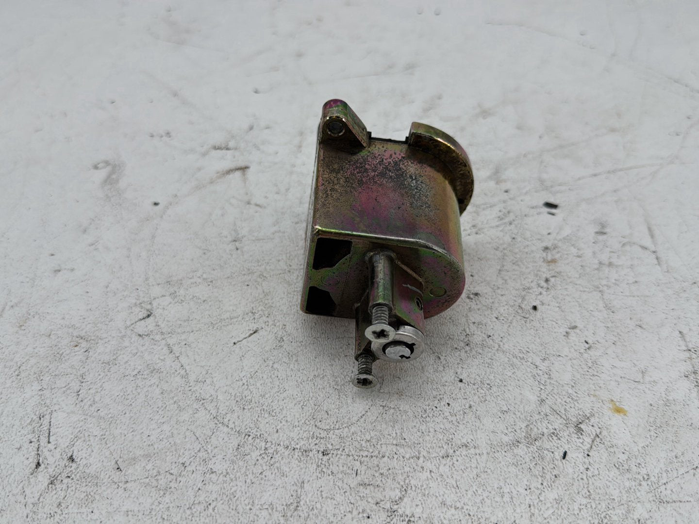 1997 Harley Road King Touring Police Fork Lock Switch Cylinder Barrel Lockset NOKey
