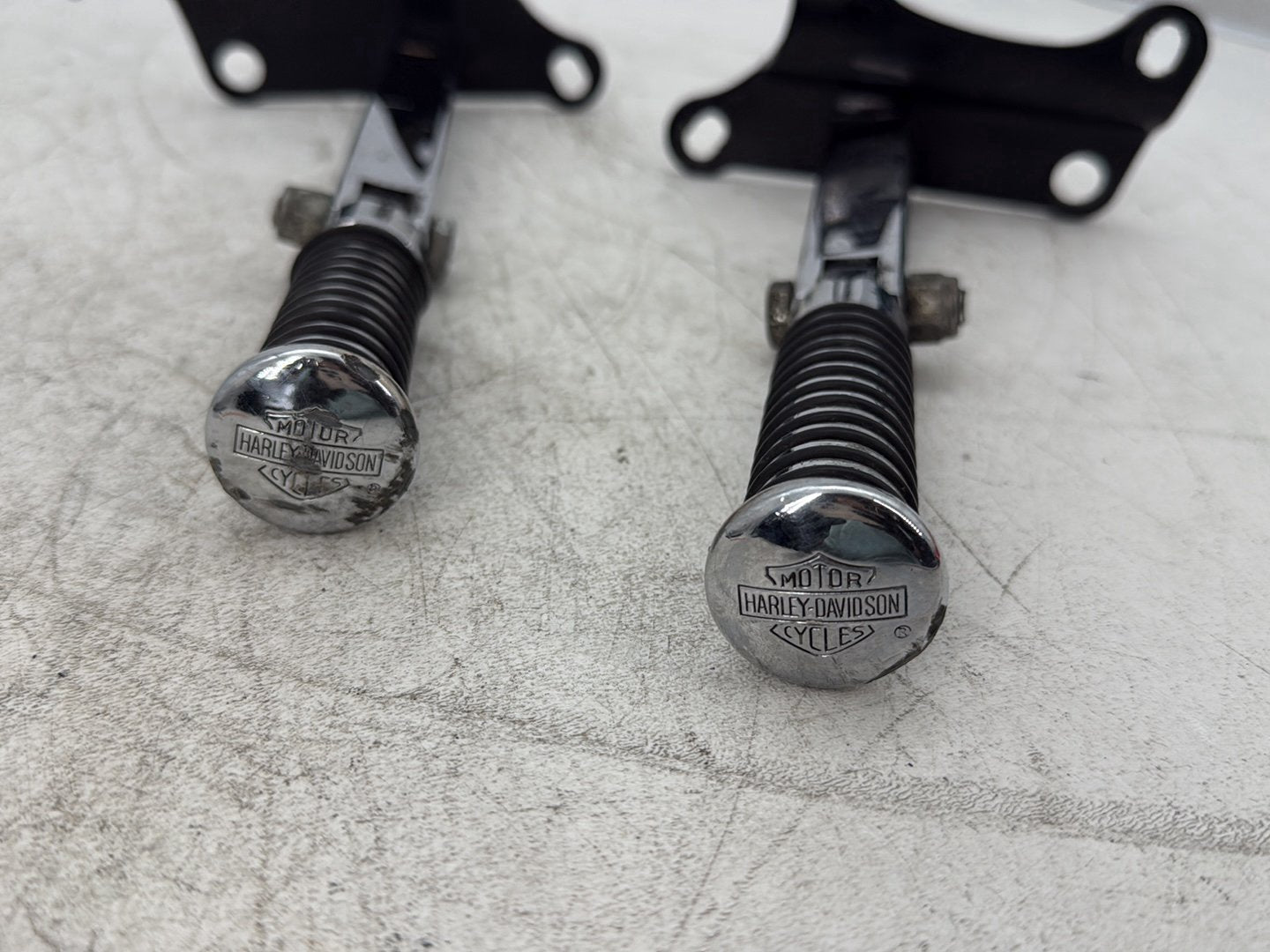 1997 Harley Sportster 1200 Custom XL1200C OEM Left & Right Driver Step Foot Rest Pegs