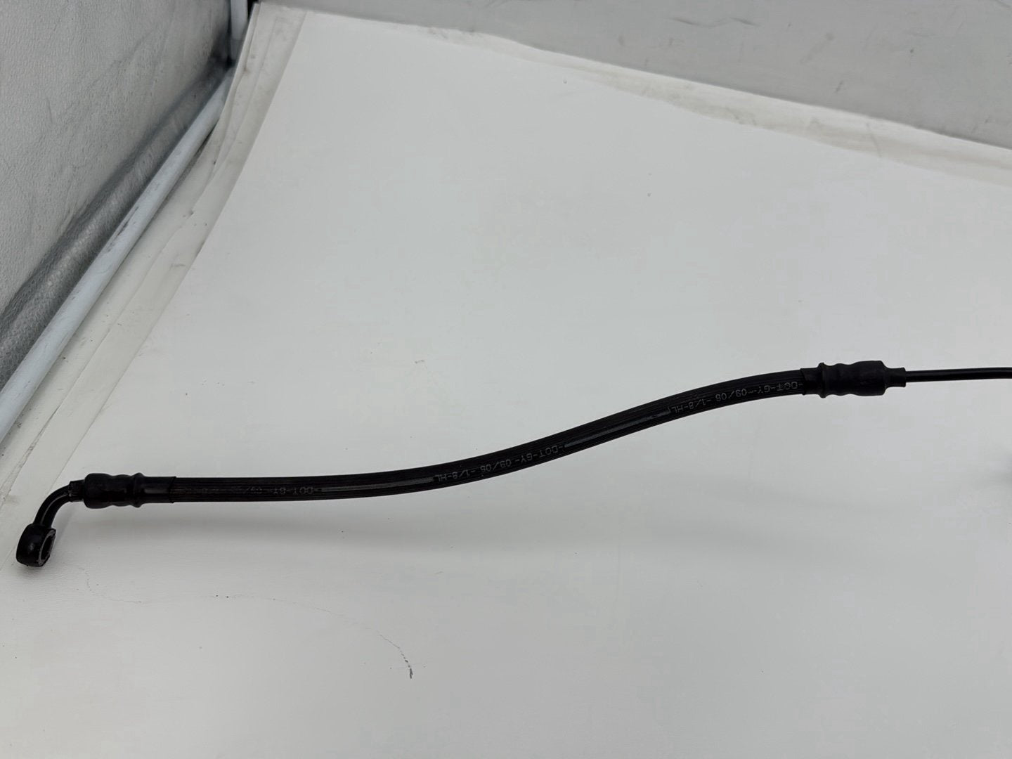 2007 Harley Softail Heritage Classic FLSTC OEM Front Brake Hose Line Pipe