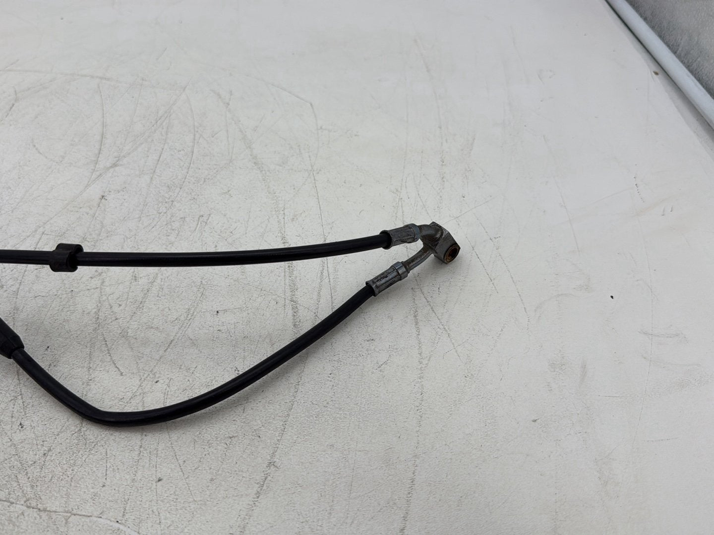 2011 Harley Softail FLSTFB Fat Boy OEM Rear Brake Hose Line Pipe ABS 43373-11