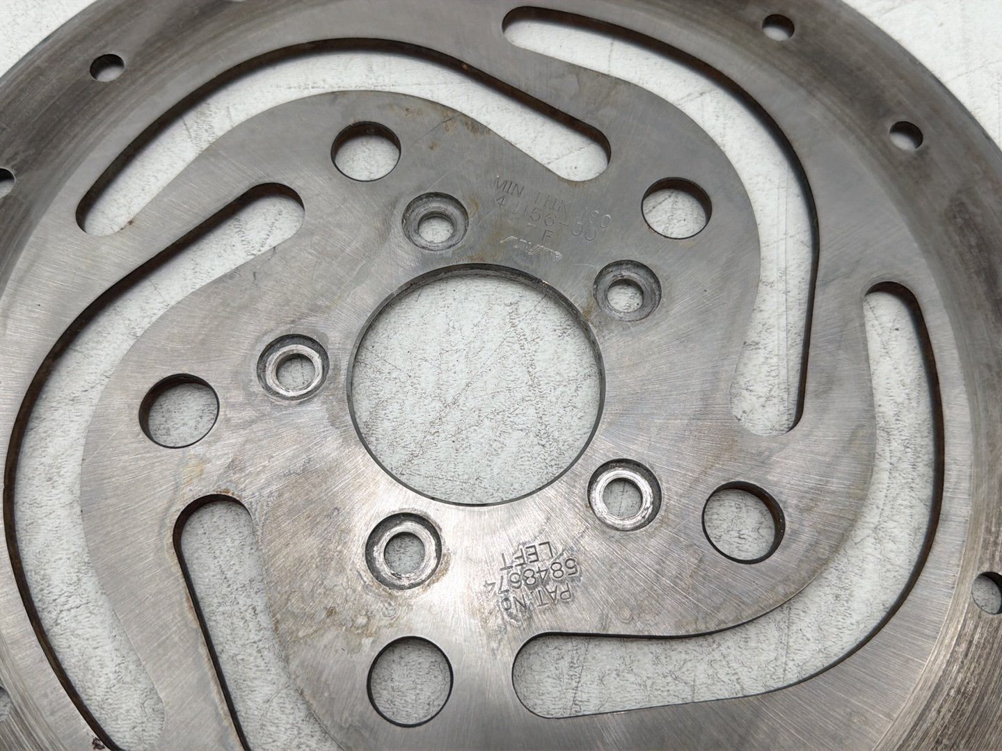 2011 Harley Heritage Softail Classic FLSTC OEM Front Brake 1 Rotor Disc