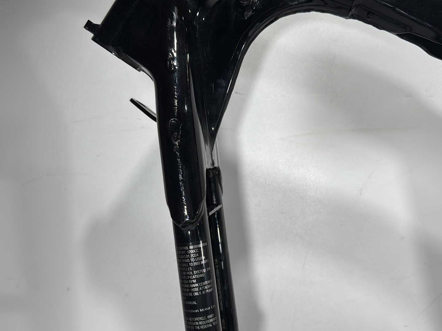2003 Harley Sportster XL1200C 1200 Custom Anniversary OEM Body Main Frame Chassis CLN CLR
