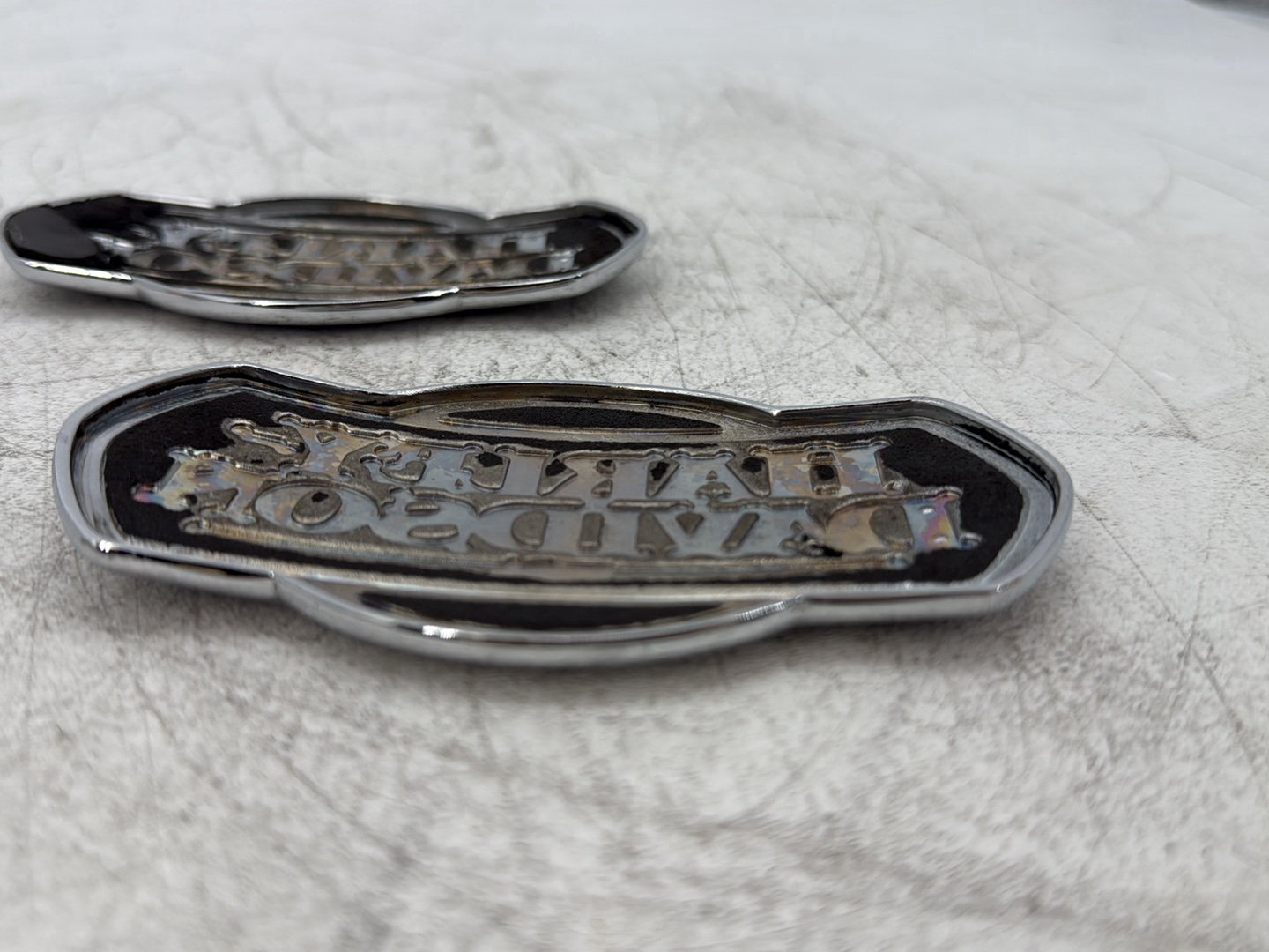 2013 Harley Electra Glide Touring Ultra FLHTCUI OEM Fuel Tank Badges Trim Logo Sticker