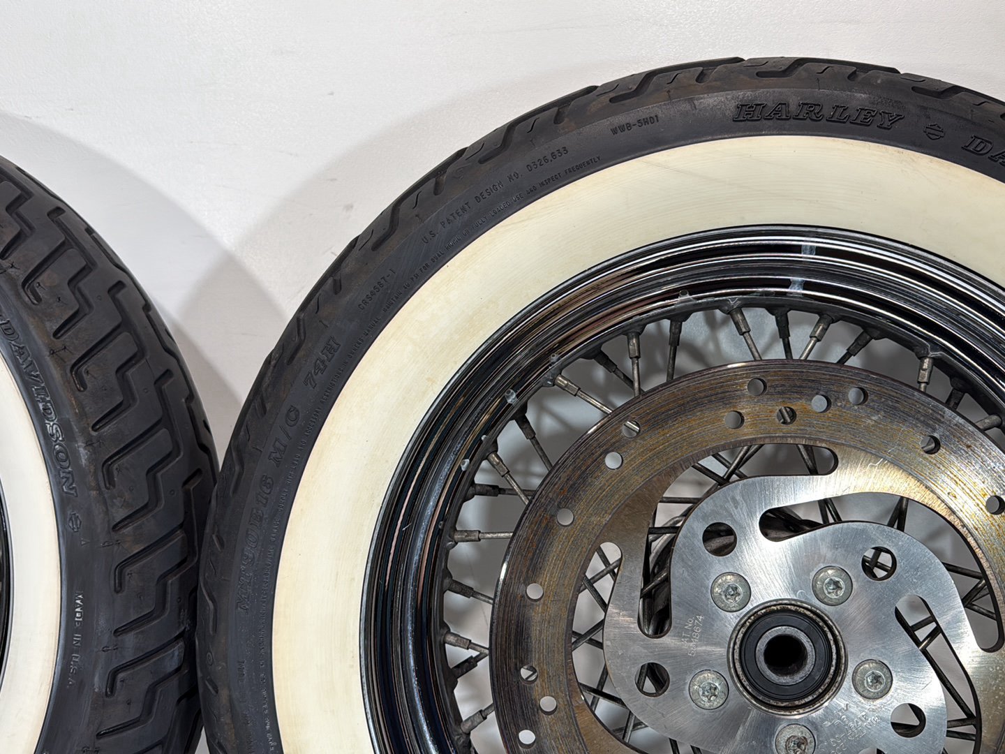 1999 - 2006 Harley-Davidson Touring Electra Glide Classic Front Rear Wheel Rim Tire Spoked 40975-05A