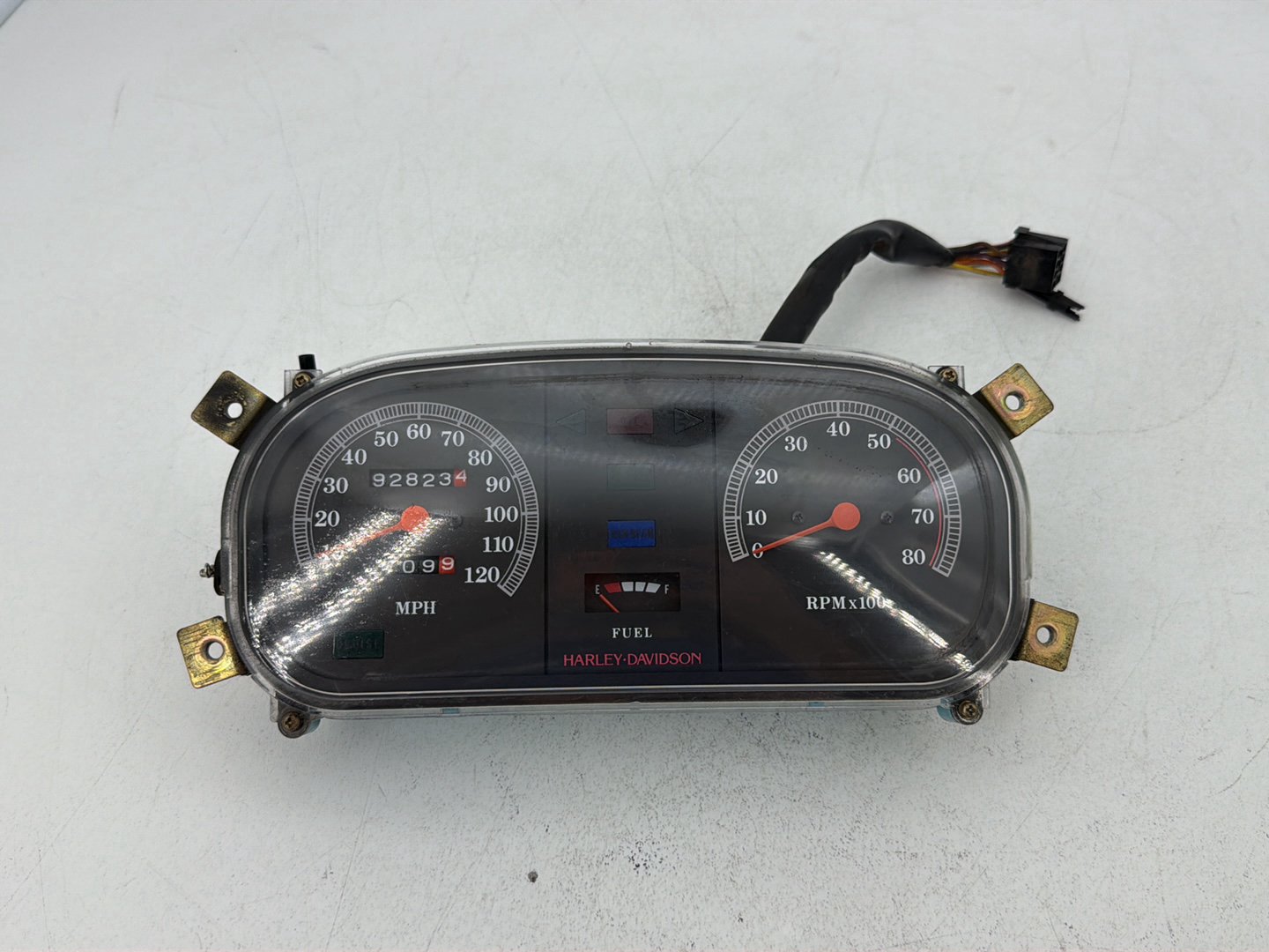 1984 - 1998 Harley-Davidson Touring Electra Glide Classic Speedo Tacho Speedometer Tachometer Gauges 67211-86A