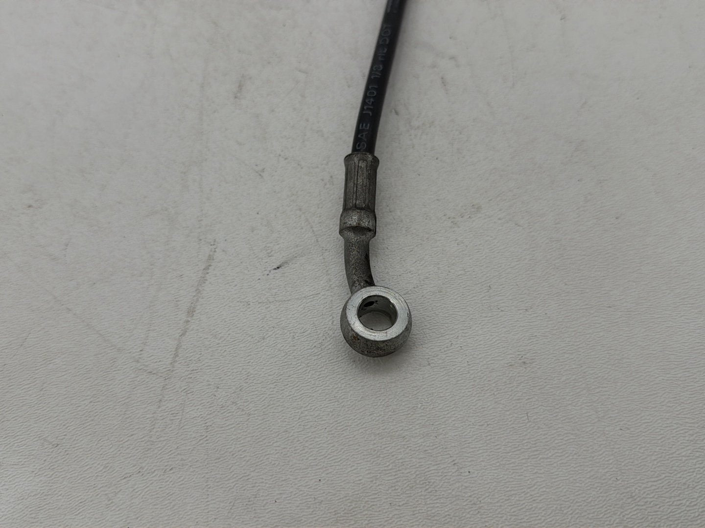 2009 Harley Dyna Street Bob FXDB OEM Rear Brake Hose Line Pipe