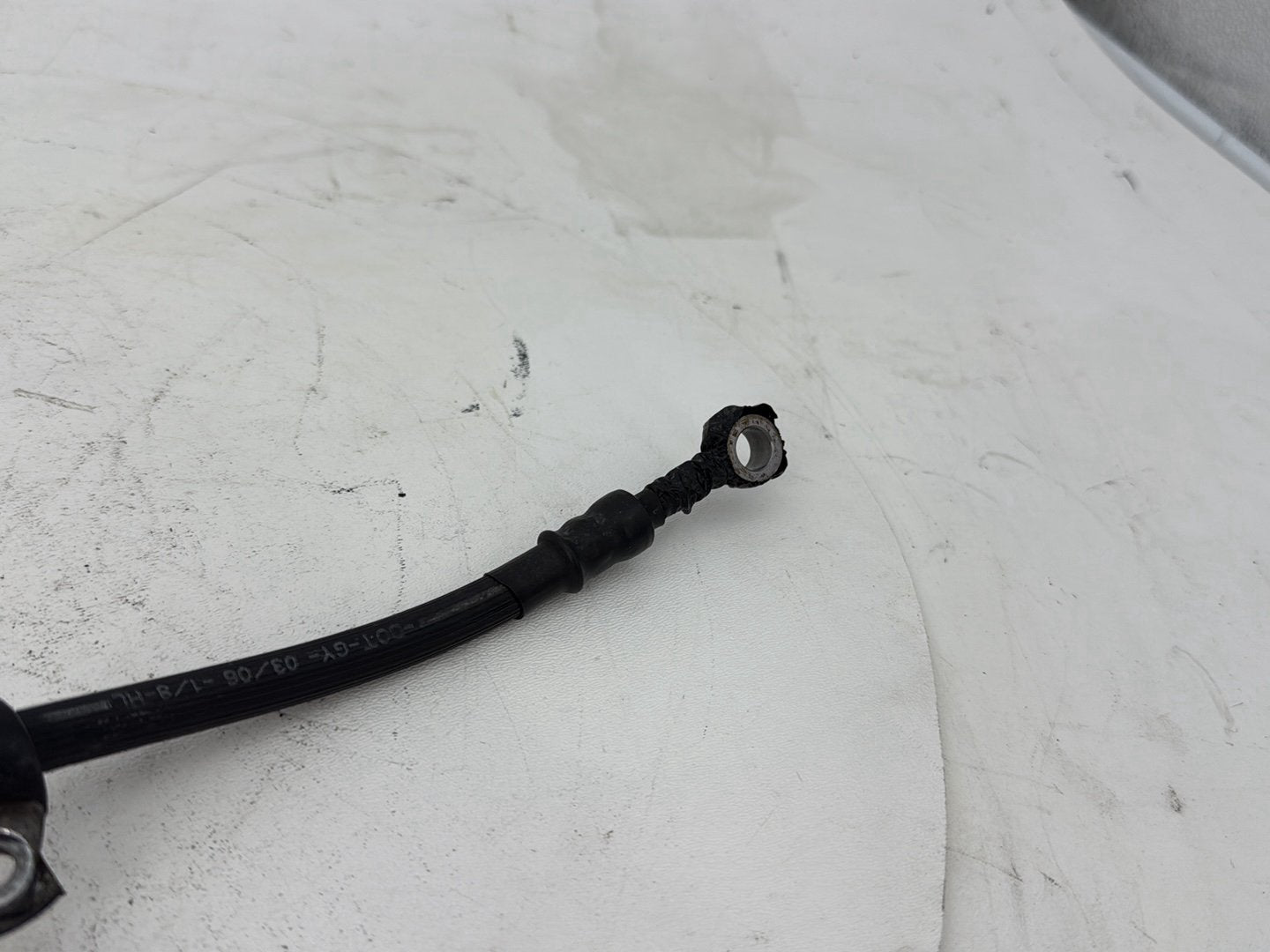 2006 Harley Dyna Super Glide Custom FXDCI OEM Rear Brake Hose Line Pipe