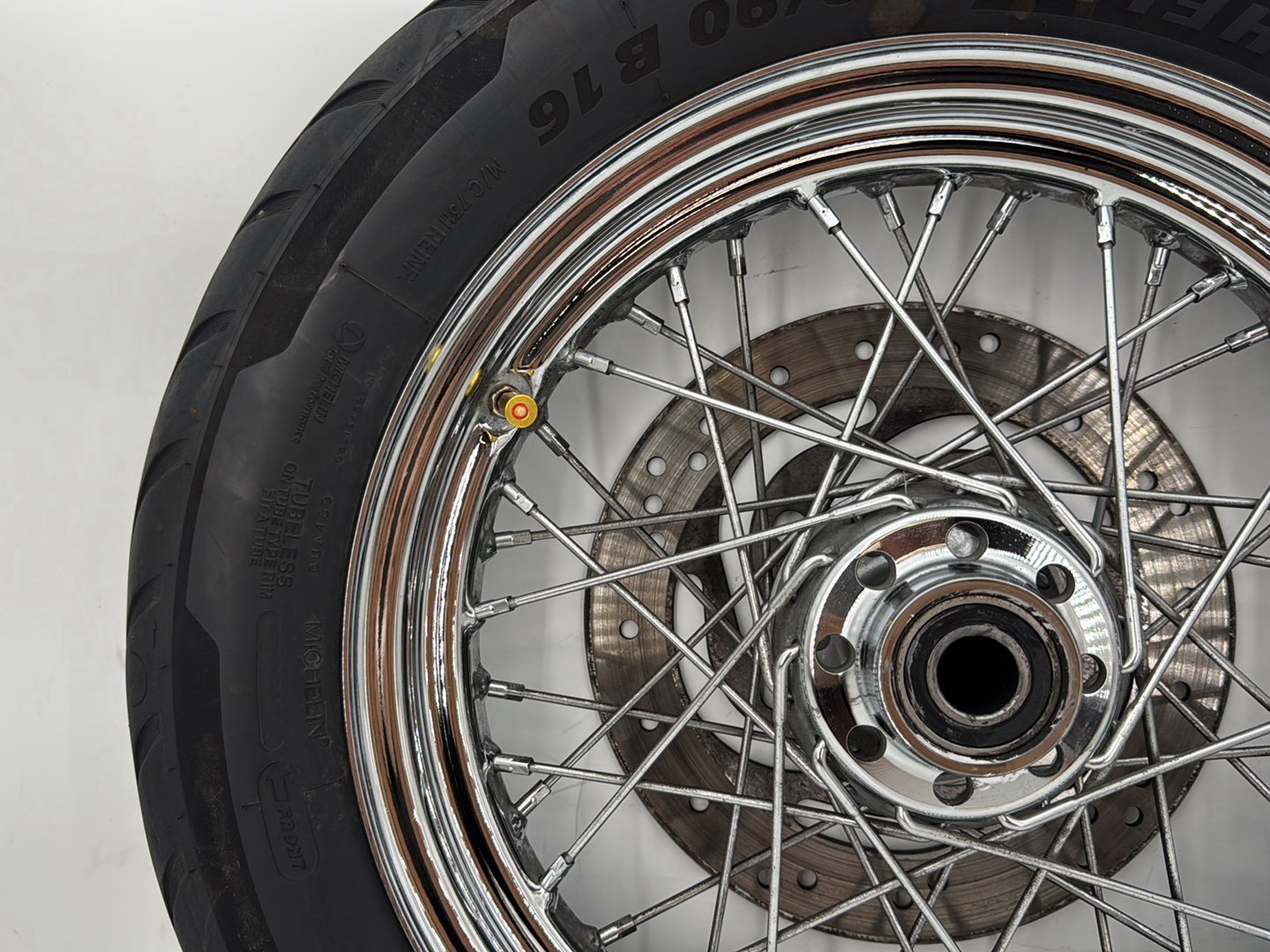 2007 Harley Softail Heritage Classic FLSTC OEM Rear Wheel Rim Tire Spoked