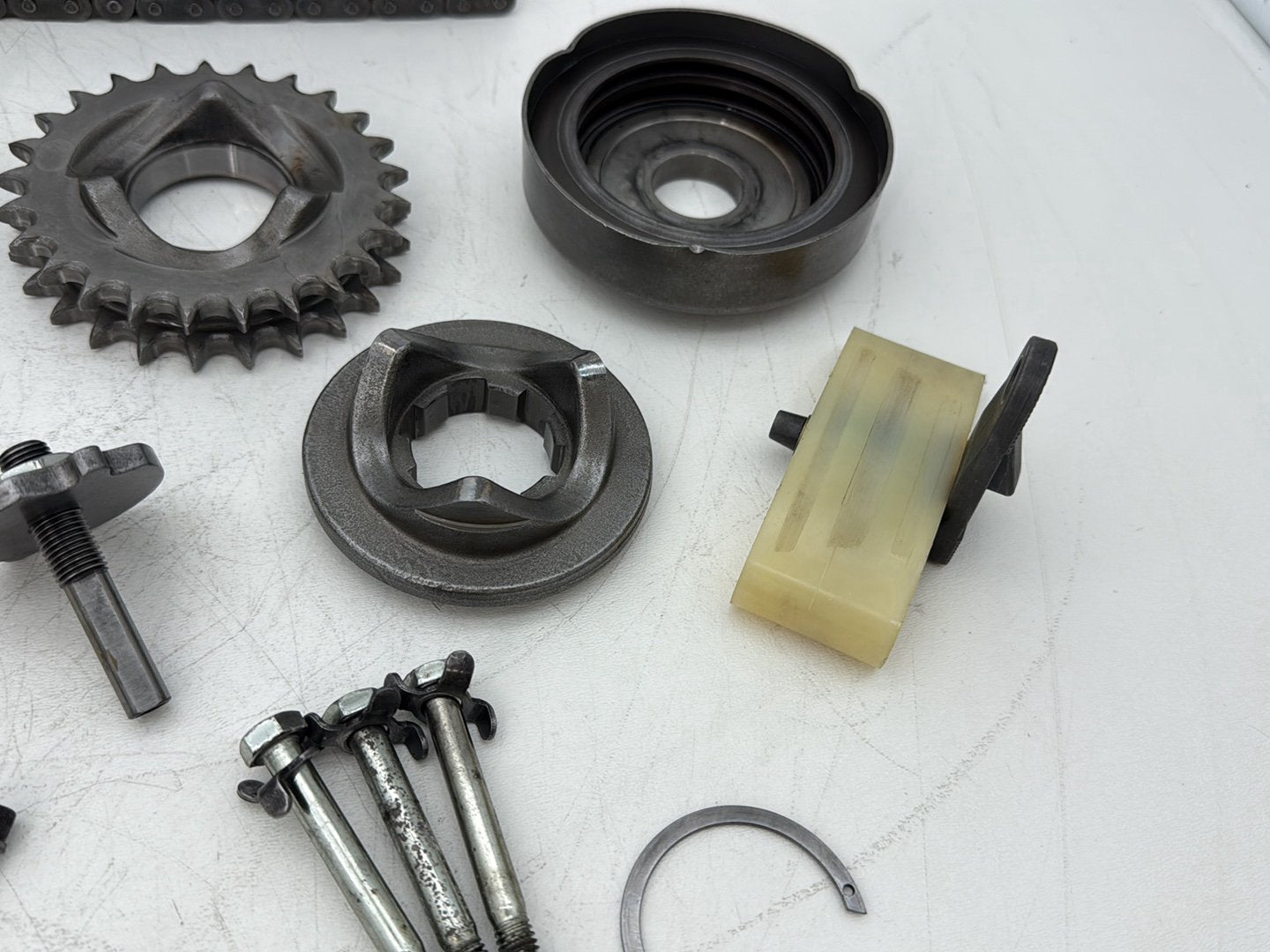 2005 Harley Touring FLHRCI Road King Classic OEM Clutch Basket Chain Tensioner Kit