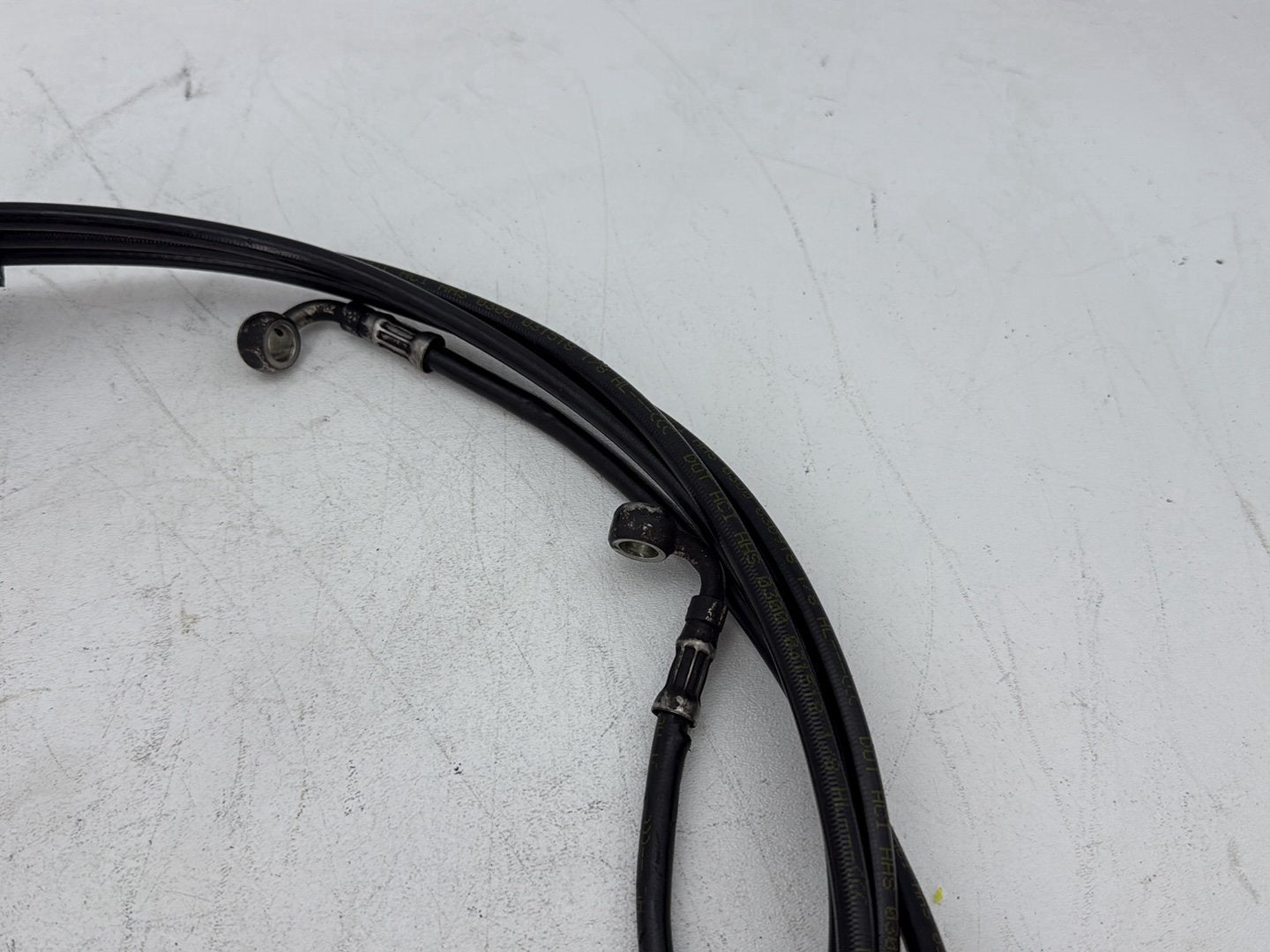 18 Harley Electra Glide Touring Ultra FLHTCU OEM Front Brake Hose Line Pipe ABS