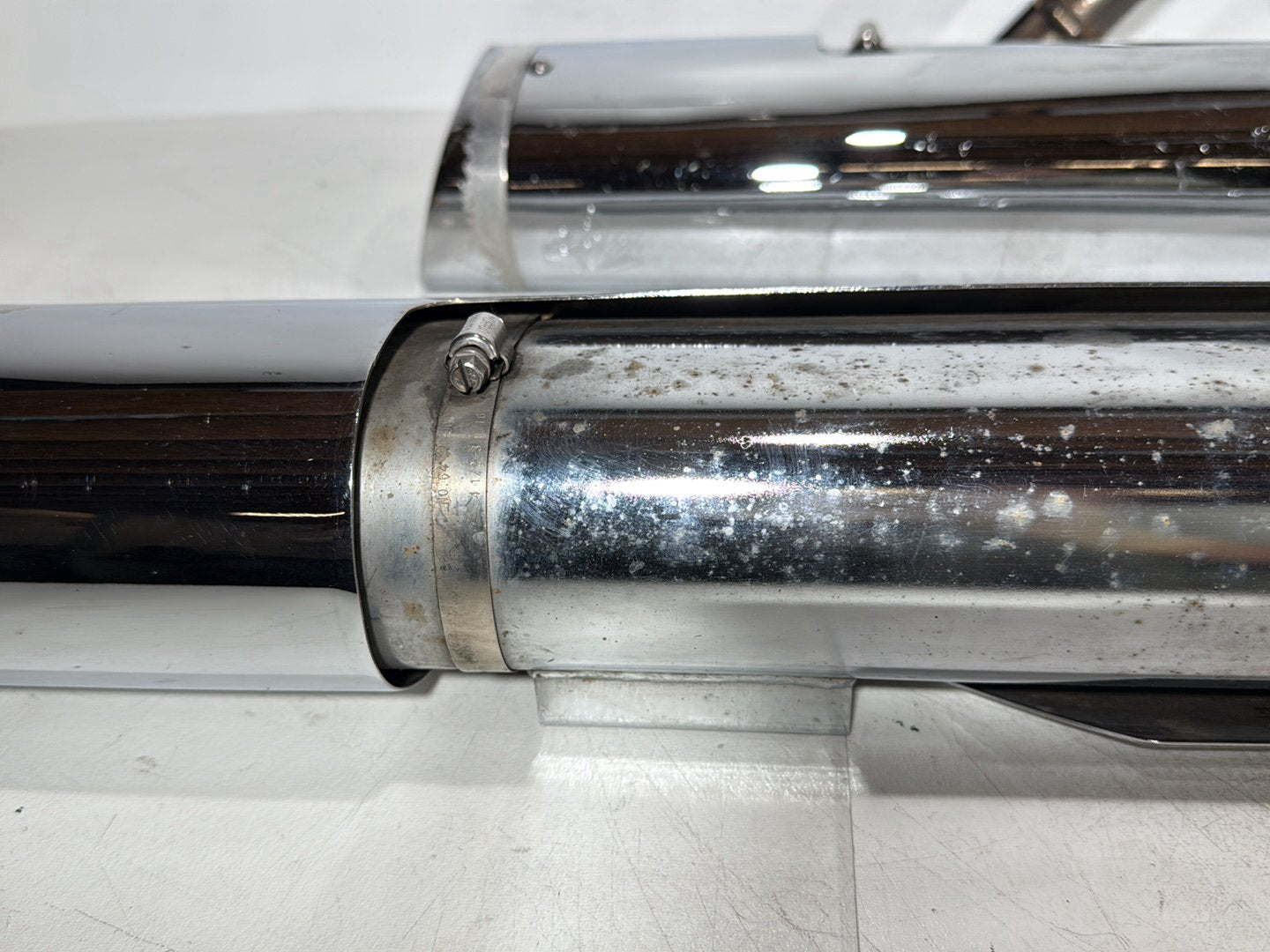 1999 - 2006 Harley-Davidson Touring Electra Glide Ultra Exhaust Header Pipes Muffler Vance & Hines 65621-99B , 65539-95A
