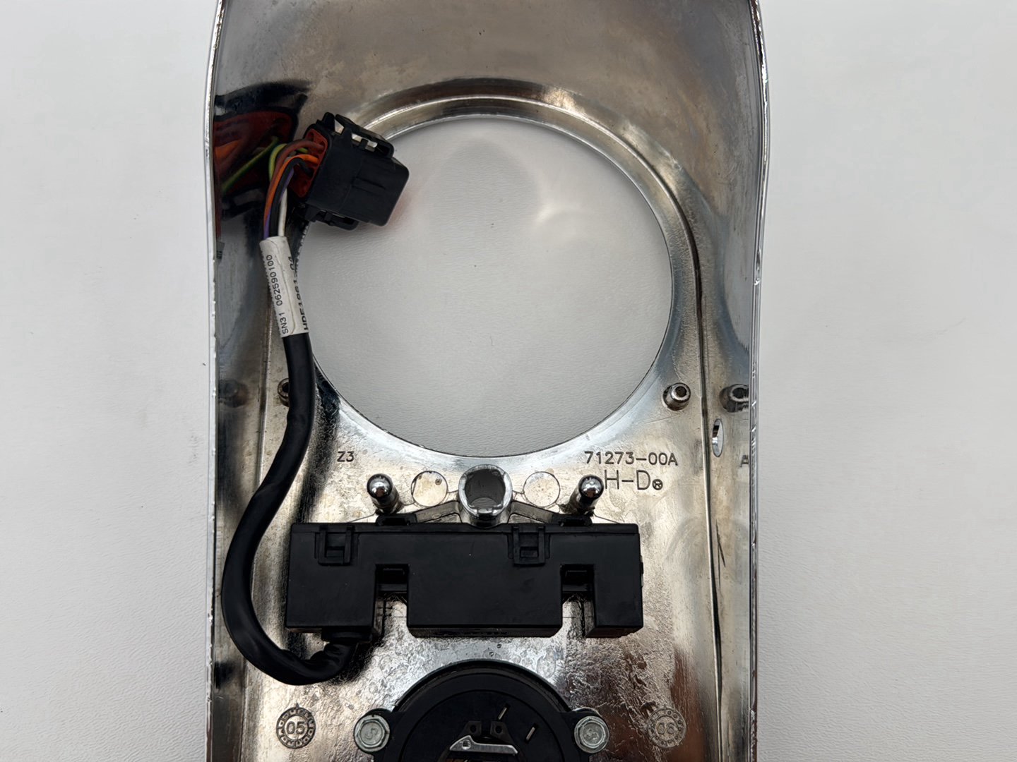 2007 Harley Softail Heritage Classic FLSTC OEM Fuel Gas Tank Dash Console NOKey