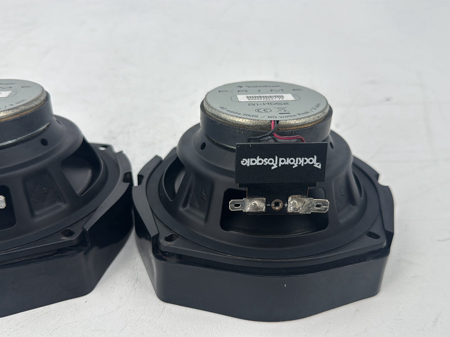 08 Harley Touring Electra Glide Left Right Sound Audio Speakers Rockford R1-HD52