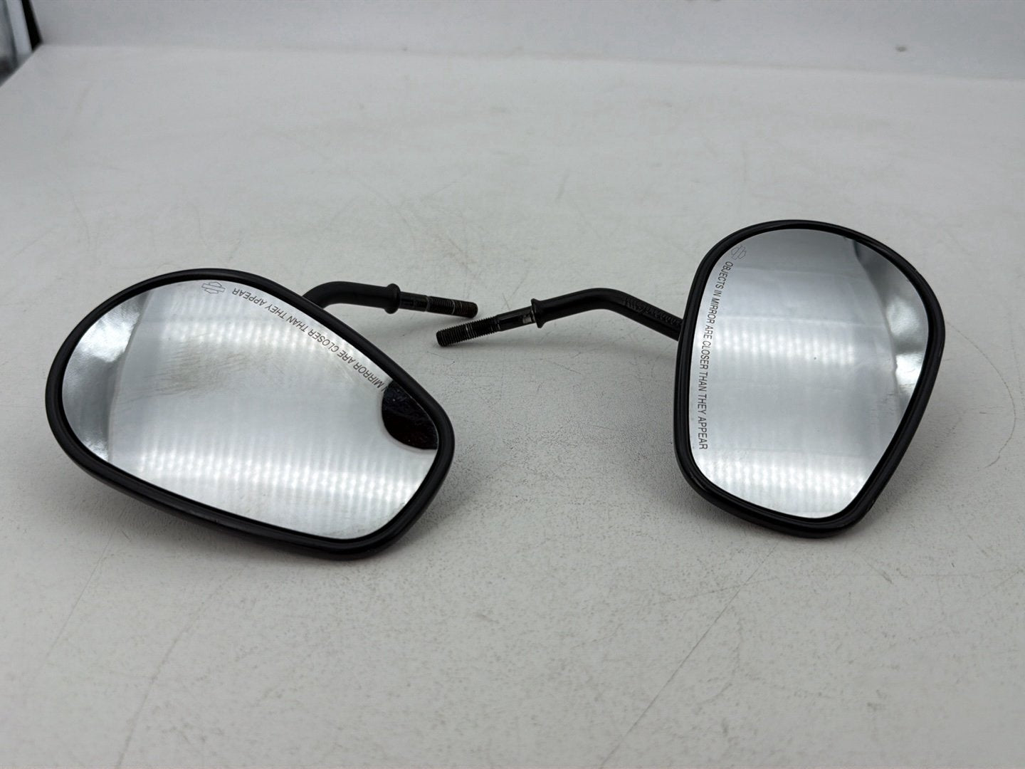 1986 - 1998 Harley-Davidson Softail Heritage Classic Left Right Rear View Mirror 91875-88A