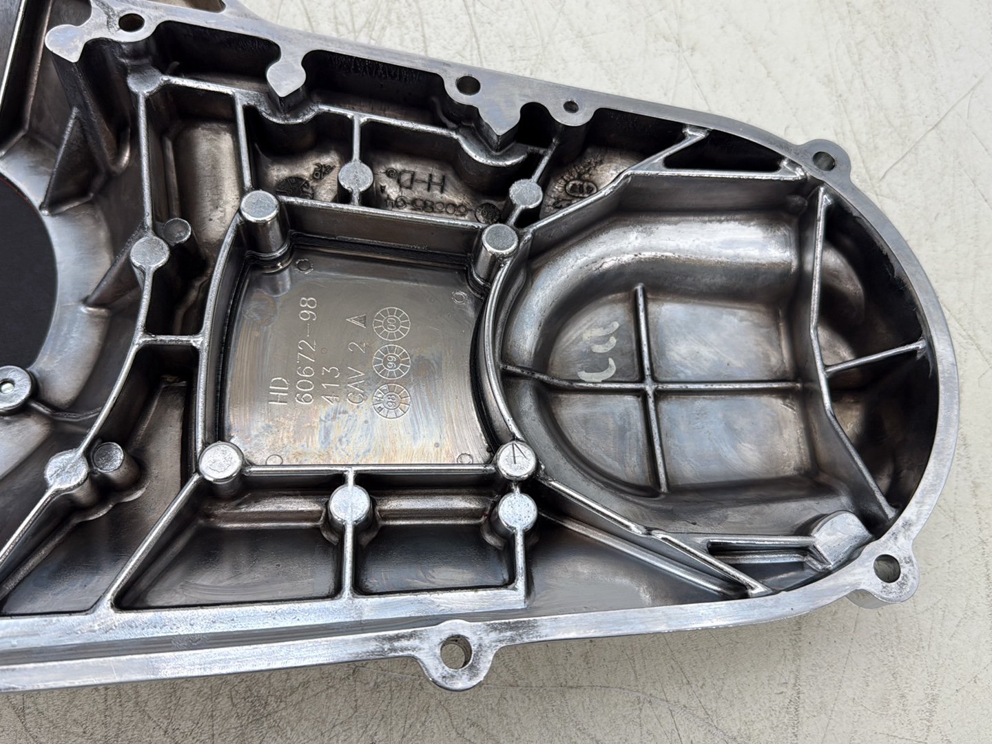 1998 Harley Touring FLHTCUI Electra Glide Ultra OEM Outer Primary Clutch Cover