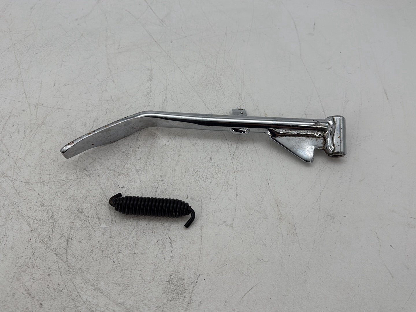 2001 Harley Sportster 883 Hugger XLH883 OEM Left Side Jiffy Kick Stand & Spring
