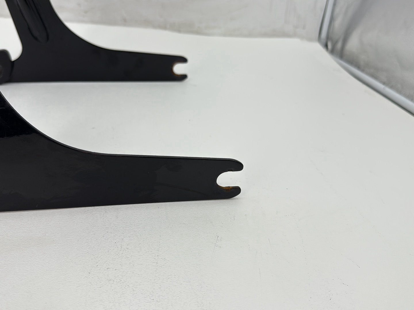 2012 Harley Dyna Fat Bob FXDF 103 OEM Rear Sissy Bar w/ Backrest Cushion Pad