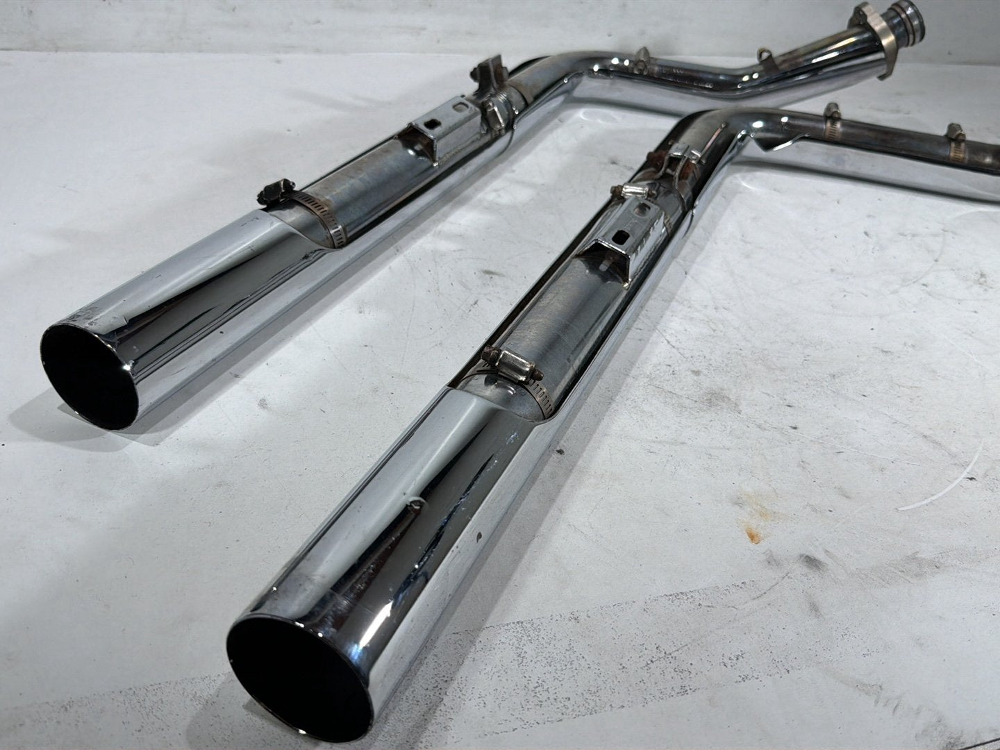 2005 Harley Sportster 1200 Roadster XL1200R OEM Exhaust Header Pipes Vance & Hines