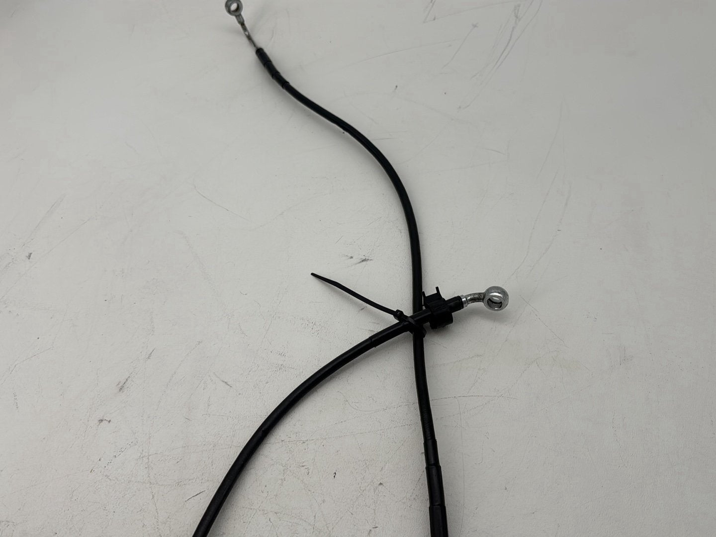 2007 Harley Touring FLHTP Electra Glide Police OEM Rear Brake Hose Line Pipe