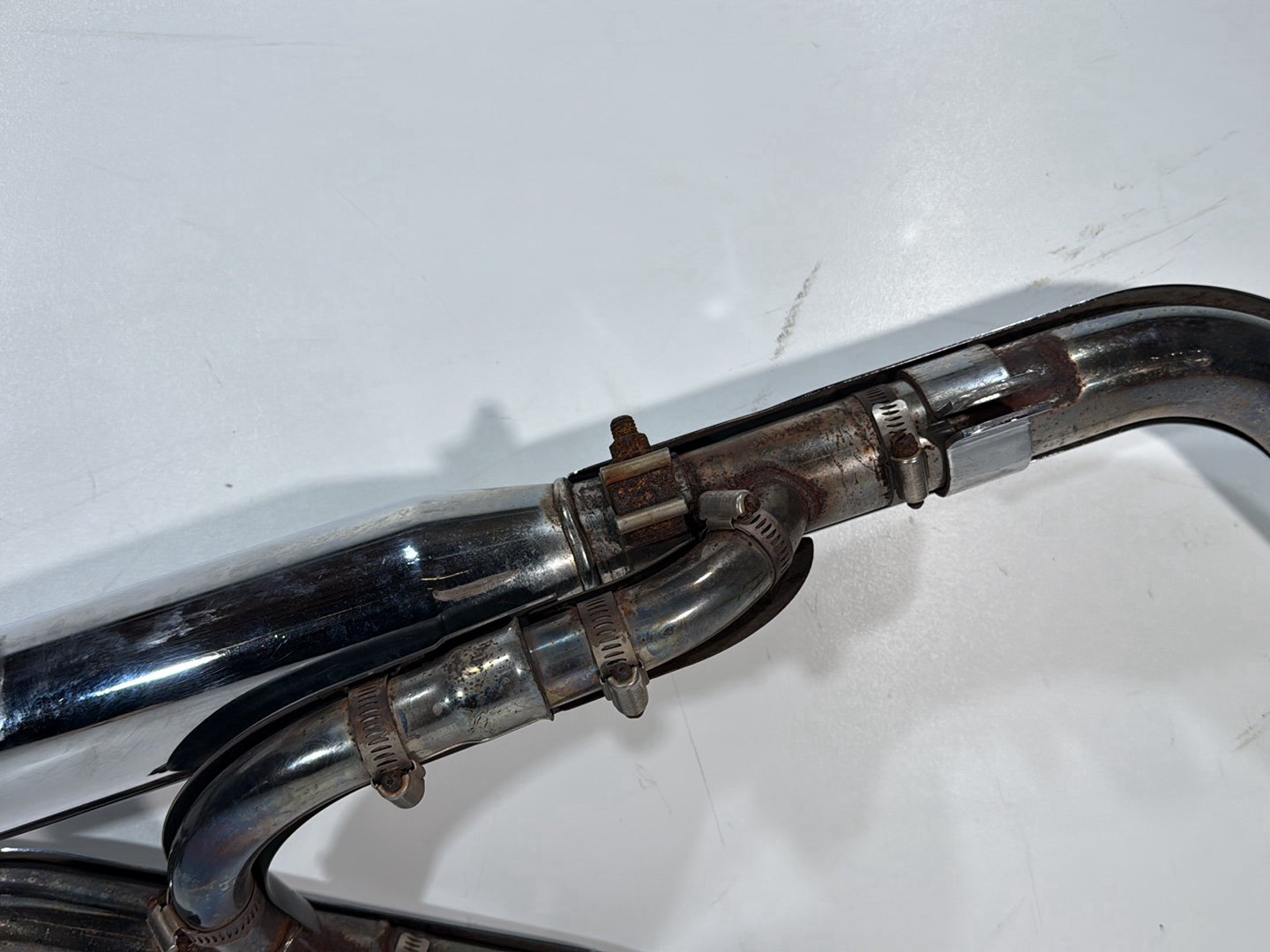 2005 Harley Dyna FXDWG Wide Glide OEM Exhaust Header Muffler Pipes Screamin Eagle