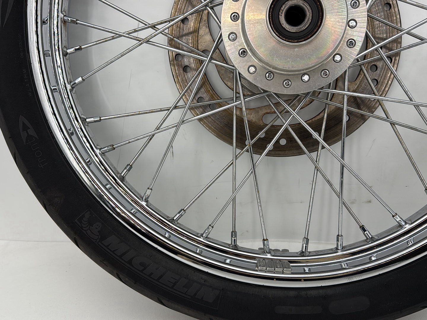 2004 - 2013 Harley-Davidson Sportster 883 Custom Front Wheel Rim Tire Spoked 44610-05