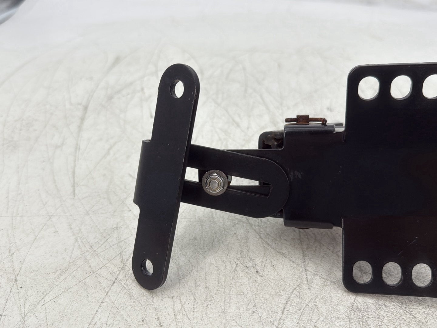 2016 Harley Road King Touring FLHR OEM Front Driver Rider Backrest Bracket Mount