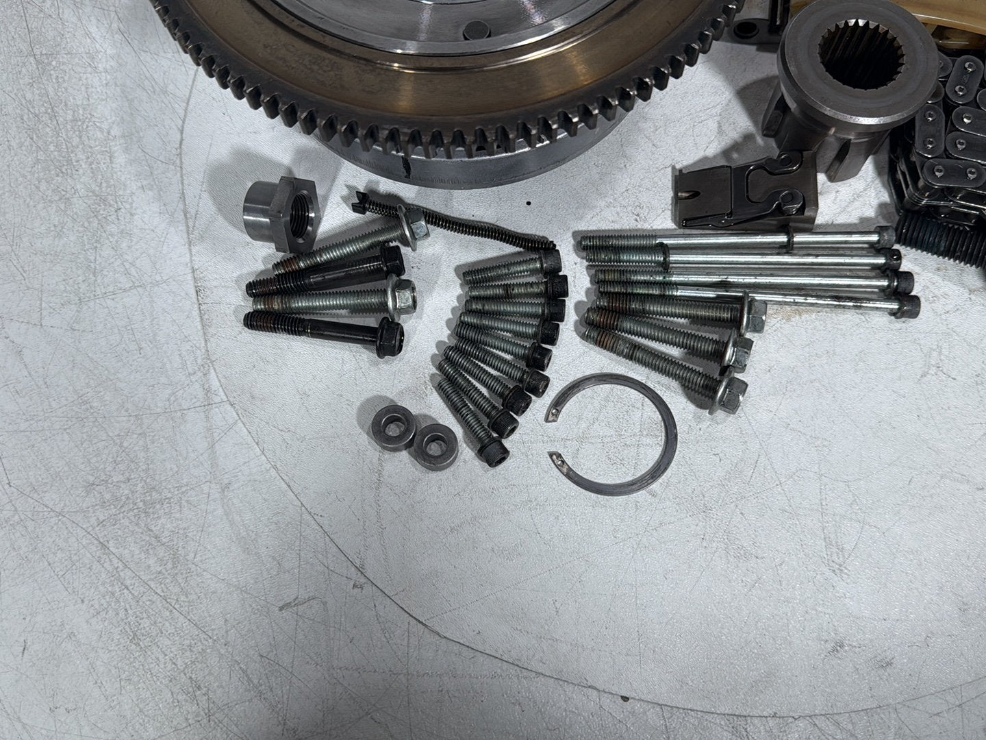 2008 Harley Touring FLHT Electra Glide OEM Clutch Basket Chain Tensioner Kit