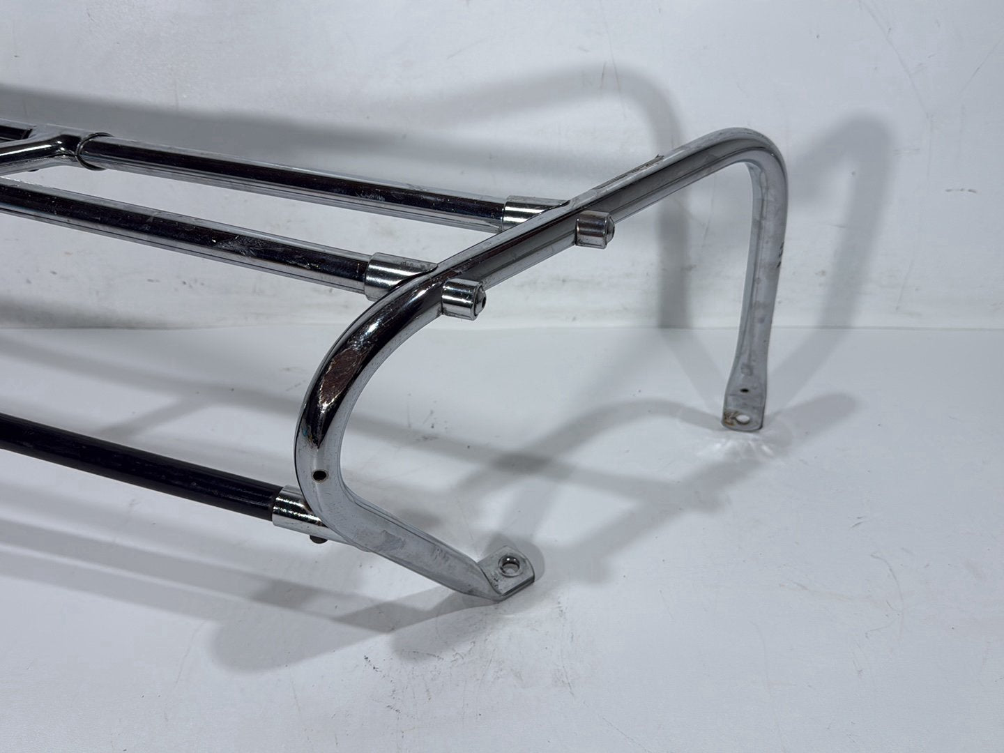 2003 Harley Electra Glide Touring Ultra FLHTCUI OEM Rear Left Right Saddlebag Guard Rails Bar