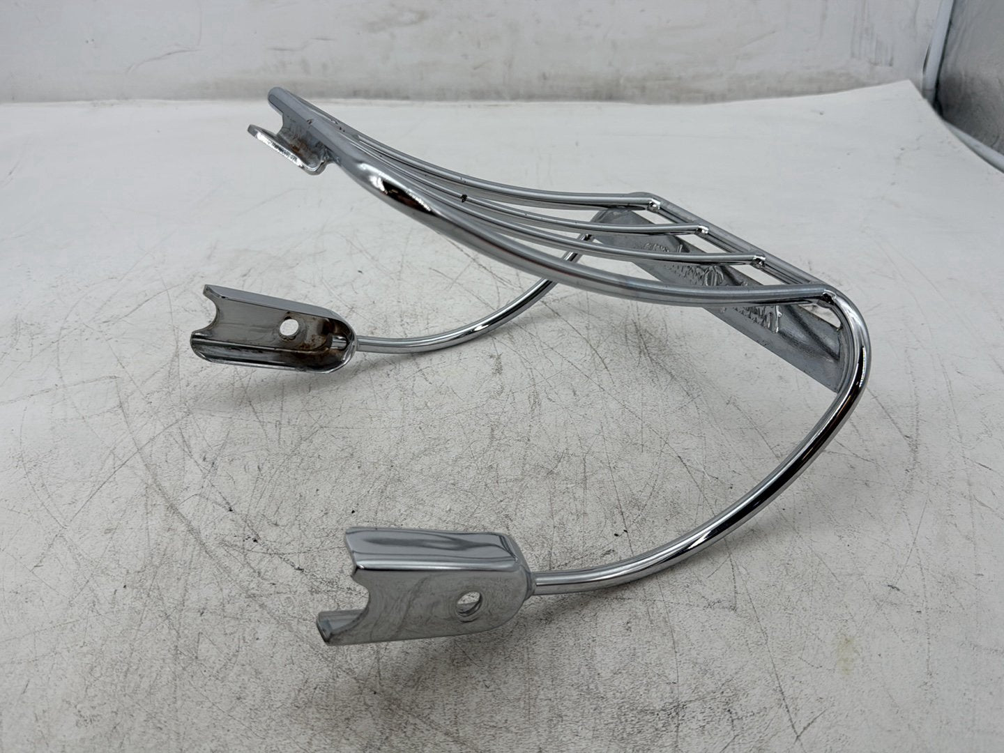2003 Harley Dyna Wide Glide FXDWG OEM Rear Back Luggage Rack Storage Baggage Bar