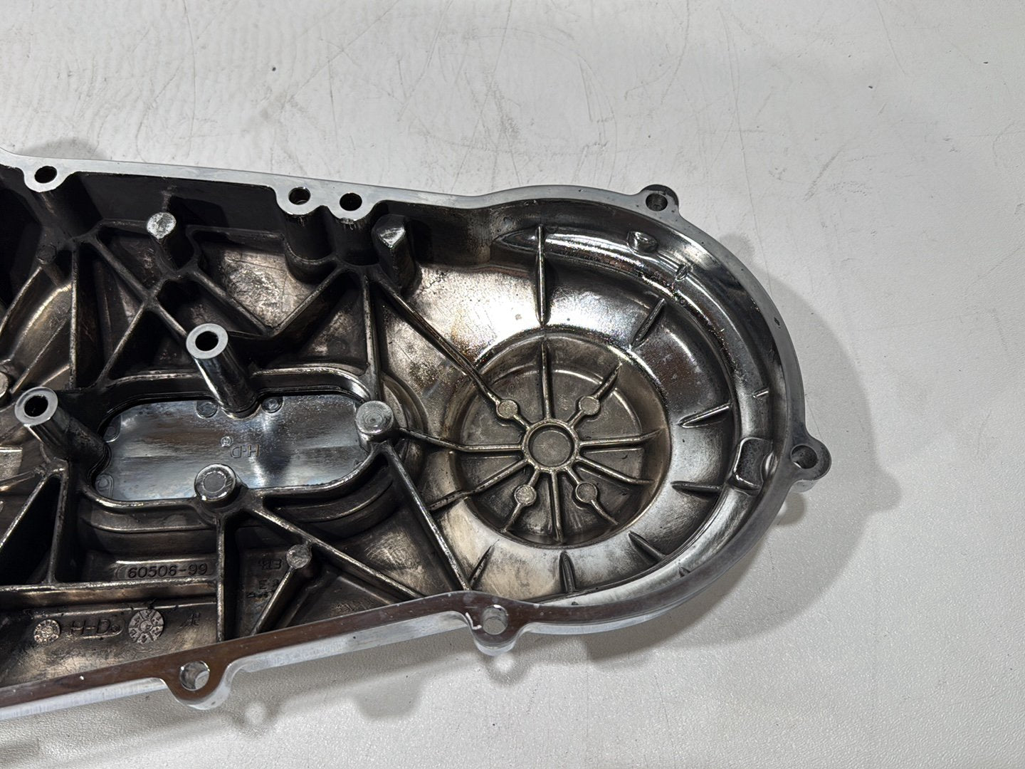 2000 Harley Dyna FXDWG Wide Glide OEM Outer Primary Clutch Cover