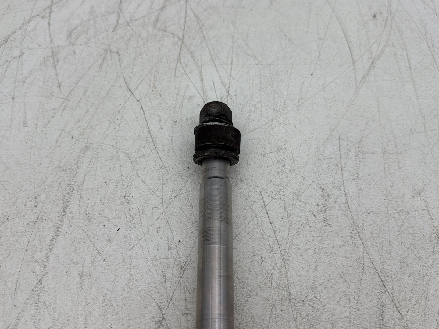2004 Harley Sportster XL883C 883 Custom OEM Front Wheel Axle Bolt Shaft