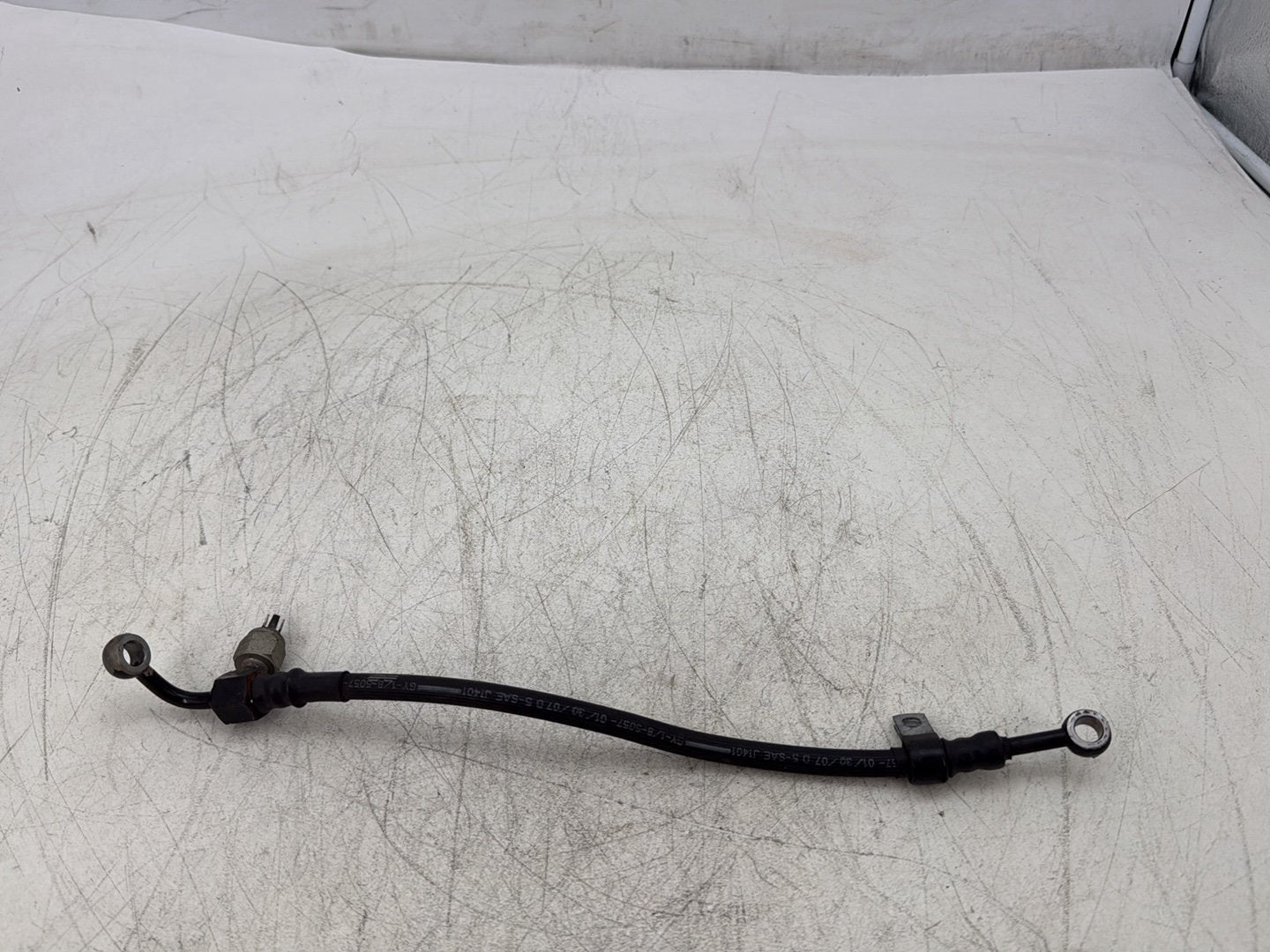2007 Harley Dyna Street Bob FXDBI OEM Rear Brake Hose Line Pipe