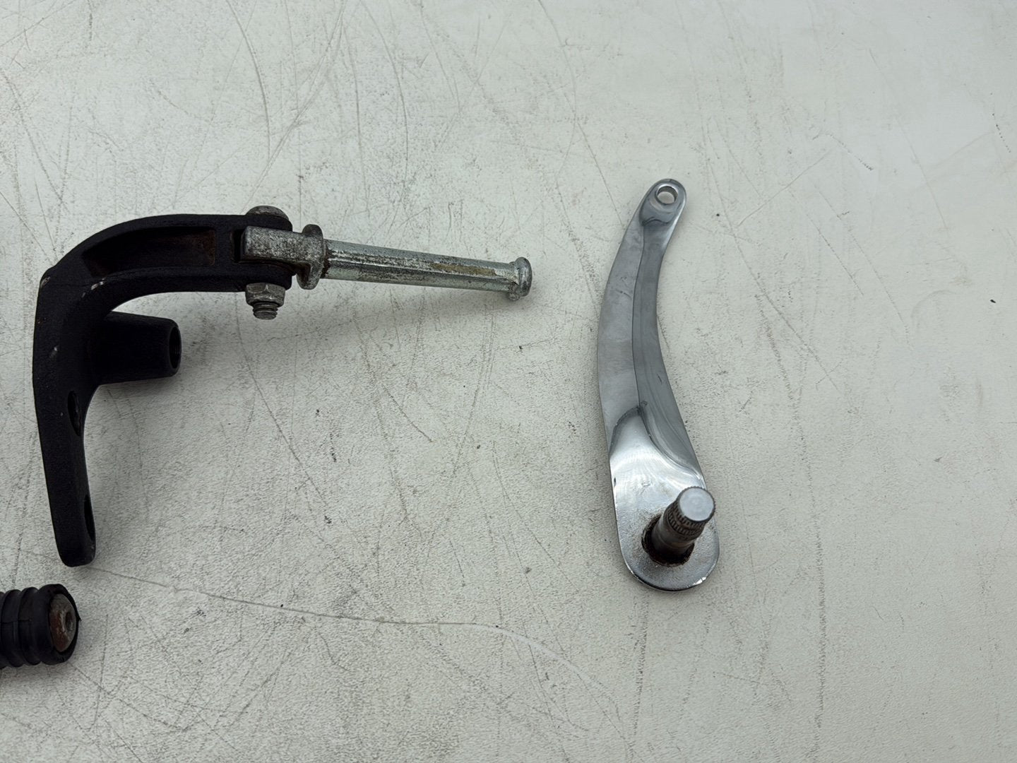 Left Foot Rest Support Bracket Peg, 33693-03, 2012, Harley-Davidson, Dyna, Wide Glide, FXDWG