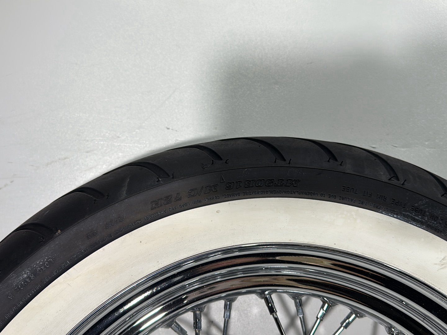 2008 Harley Softail Deluxe FLSTN OEM Front Rear Wheel Rim Tire Spoked
