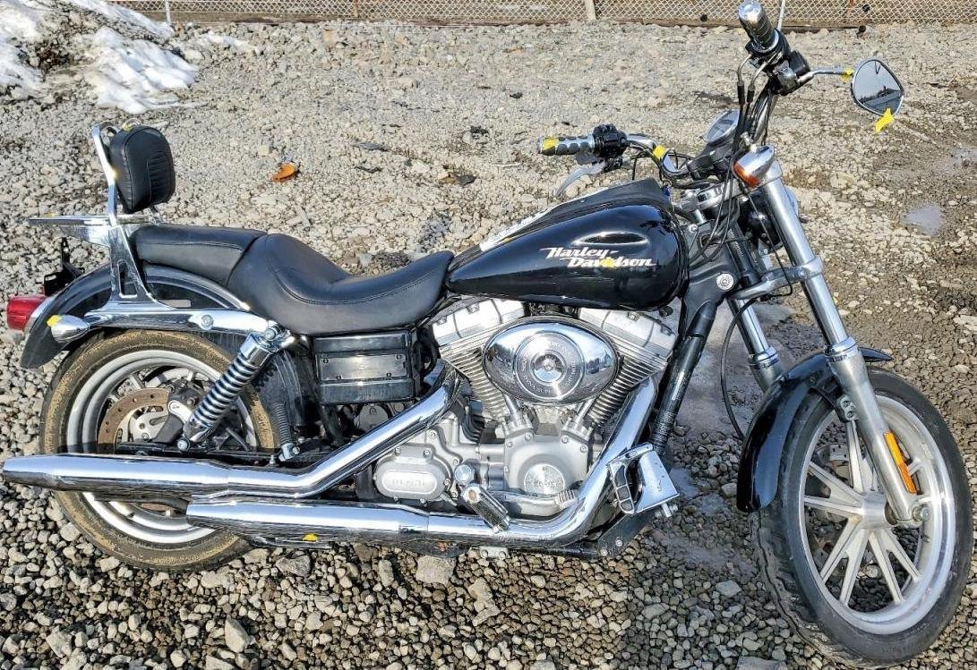 Harley-Davidson Dyna Super Glide donor motorcycle at Exclusive Harley Parts
