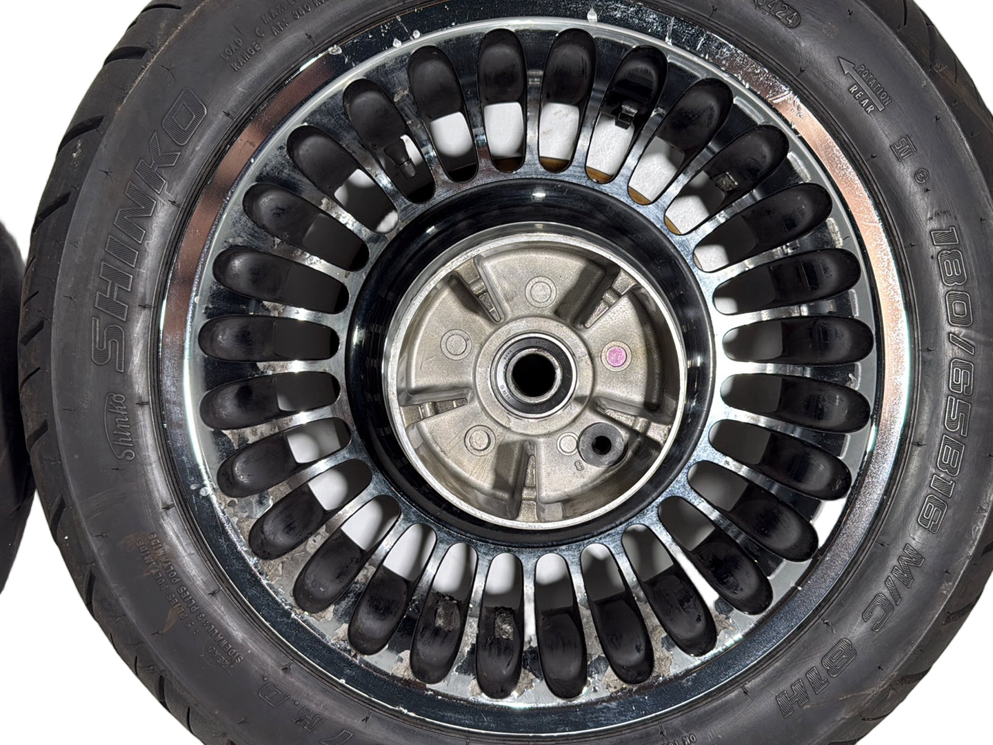 11 Harley Electra Glide Ultra FLHTK OEM Front &amp; Rear Wheel Rim Tire 16" 17"