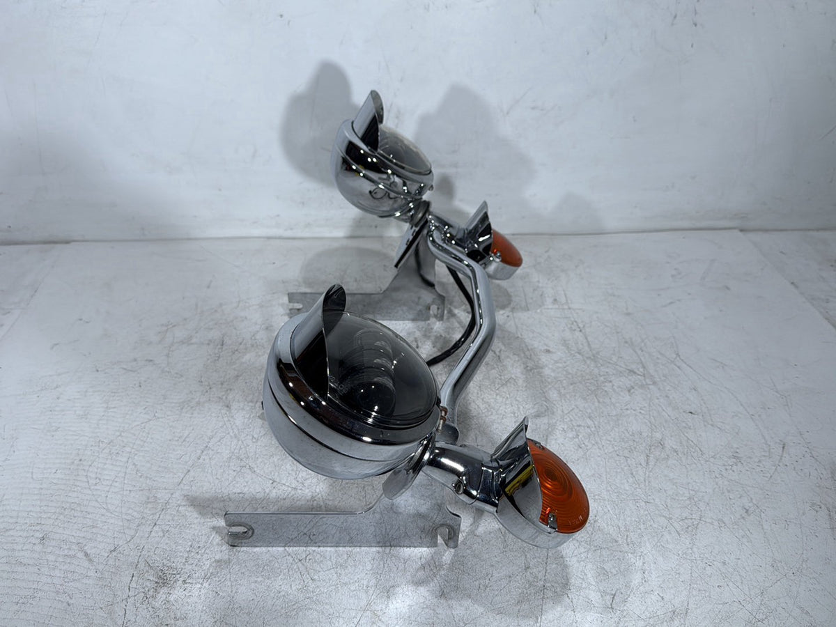 2005 Harley Road King Touring Police OEM Front Turn Signal Indicators Aux Light Bar