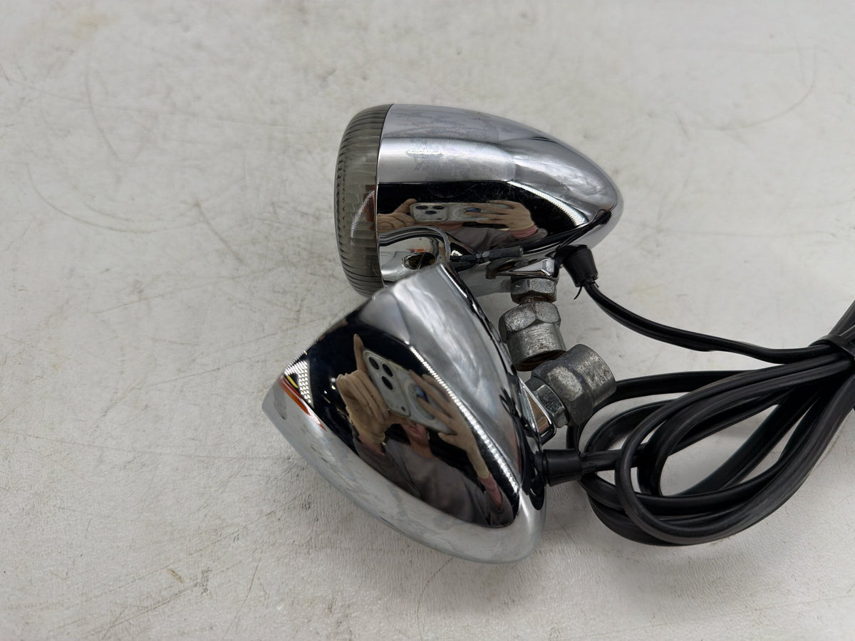 2001 Harley Softail Deuce FXSTD OEM Front Left Right Turn Signal Indicators