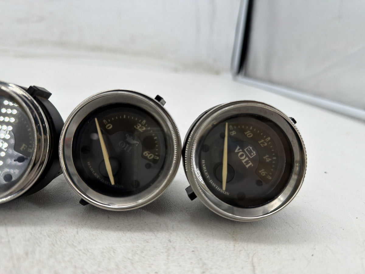 2012 Harley Electra Glide Touring OEM Air Oil Volt Fuel Tacho Speedo Gauges 77K