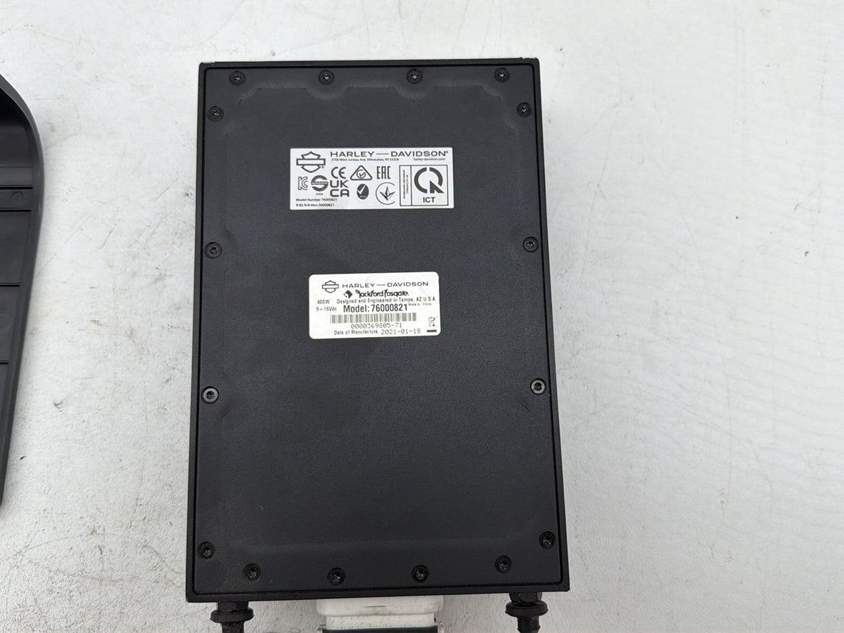 2014 Harley Street Glide Rockford Fosgate Radio Stereo Audio Sound Amplifier Amp