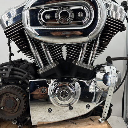 09 Harley Sportster XL1200 L 1200 Low OEM EFI 1200 Engine Motor Transmission 23K