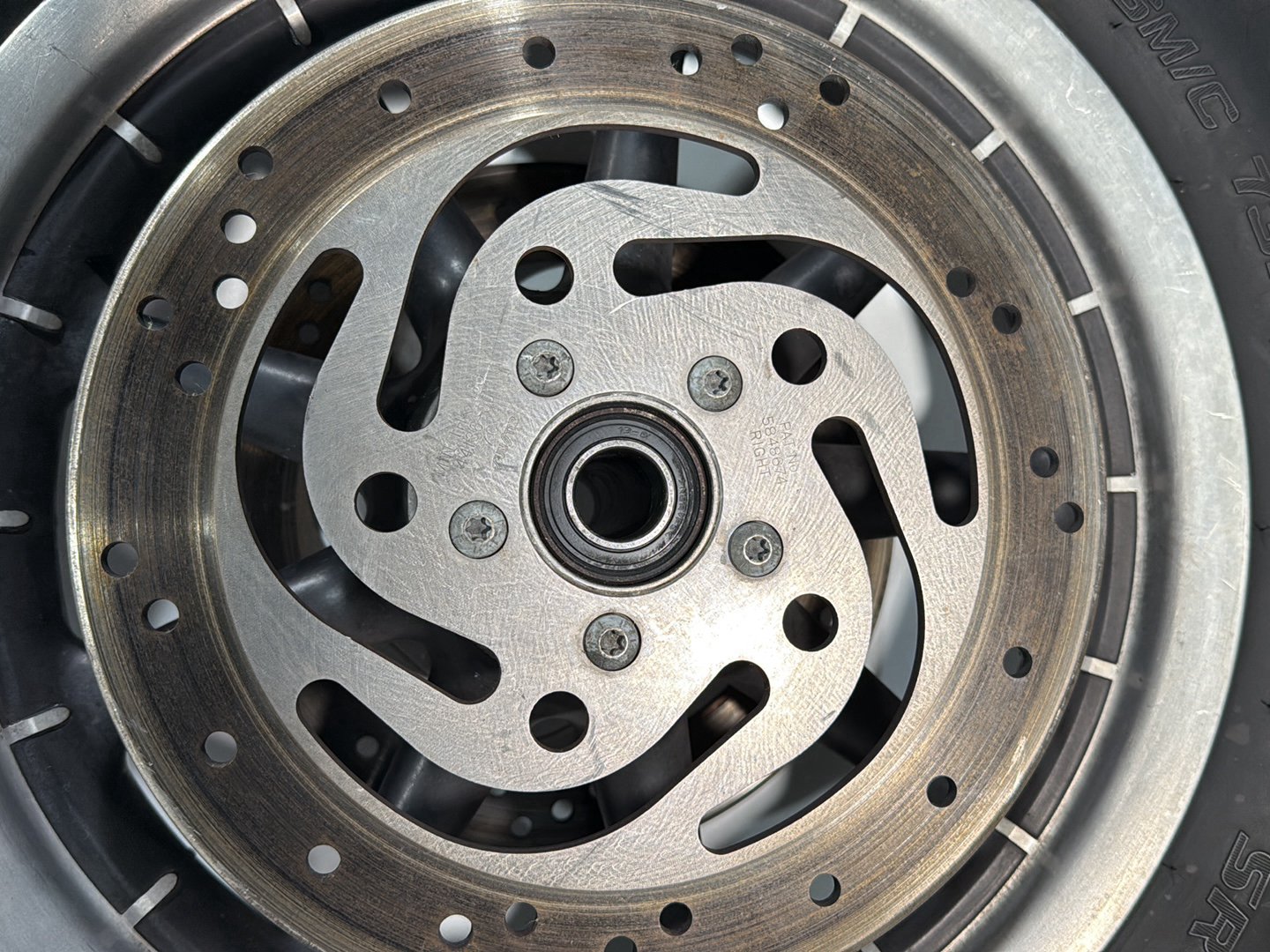 2007 Harley Touring FLHTCU Electra Glide Ultra OEM Front & Rear Wheel Rim Tire